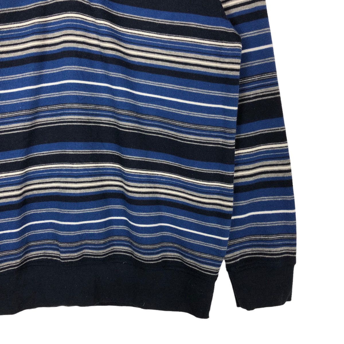 Japanese Brand 🔥Vintage Sergio Tacchini Anorak Long Sleeve Striped Collar Size US L / EU 52-54 / 3 - 5 Thumbnail