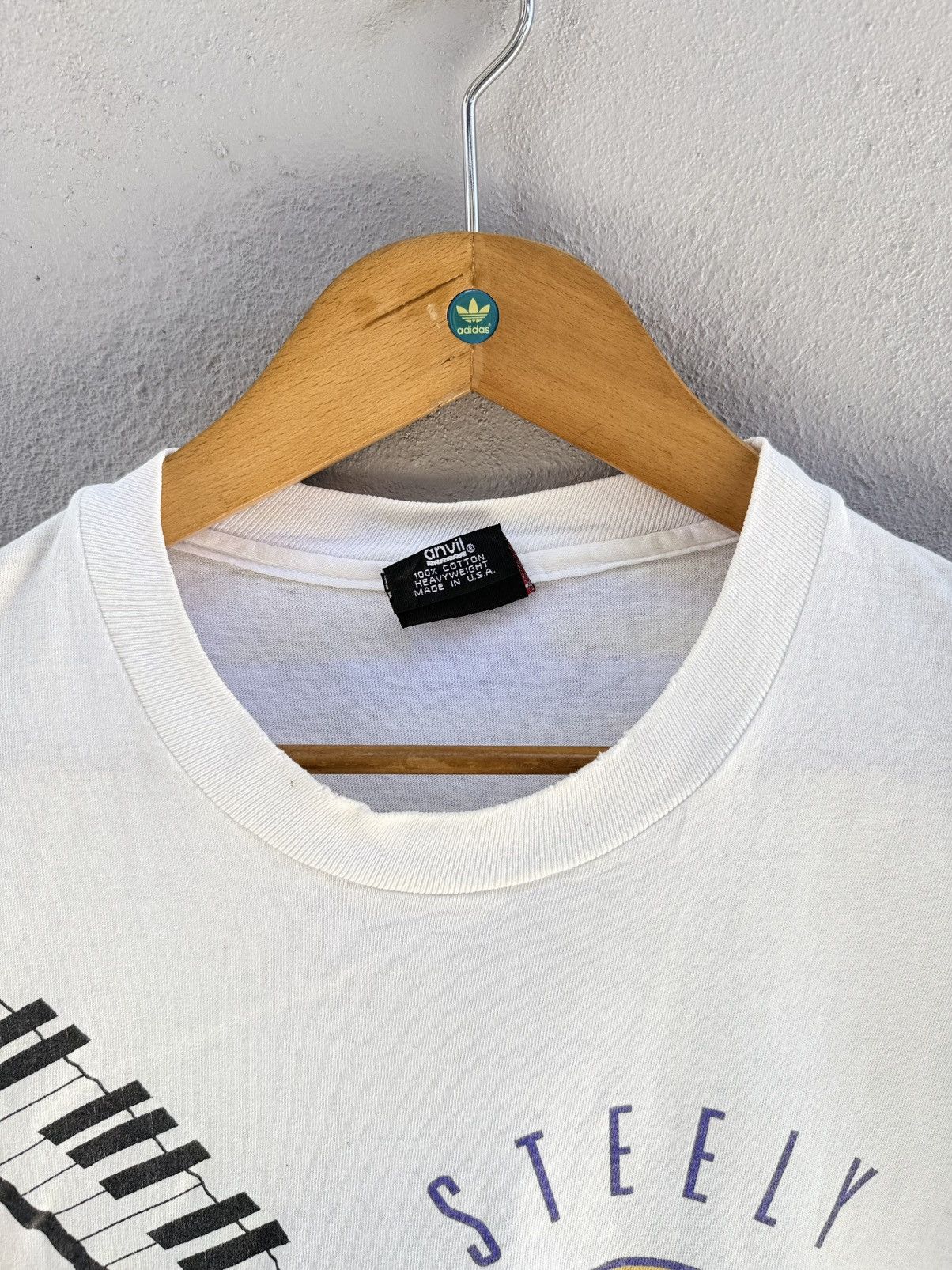 Band Tees Thrashed Vintage 90s Steely Dan Promo Sun Faded Grunge Tee Size US L / EU 52-54 / 3 - 11 Thumbnail