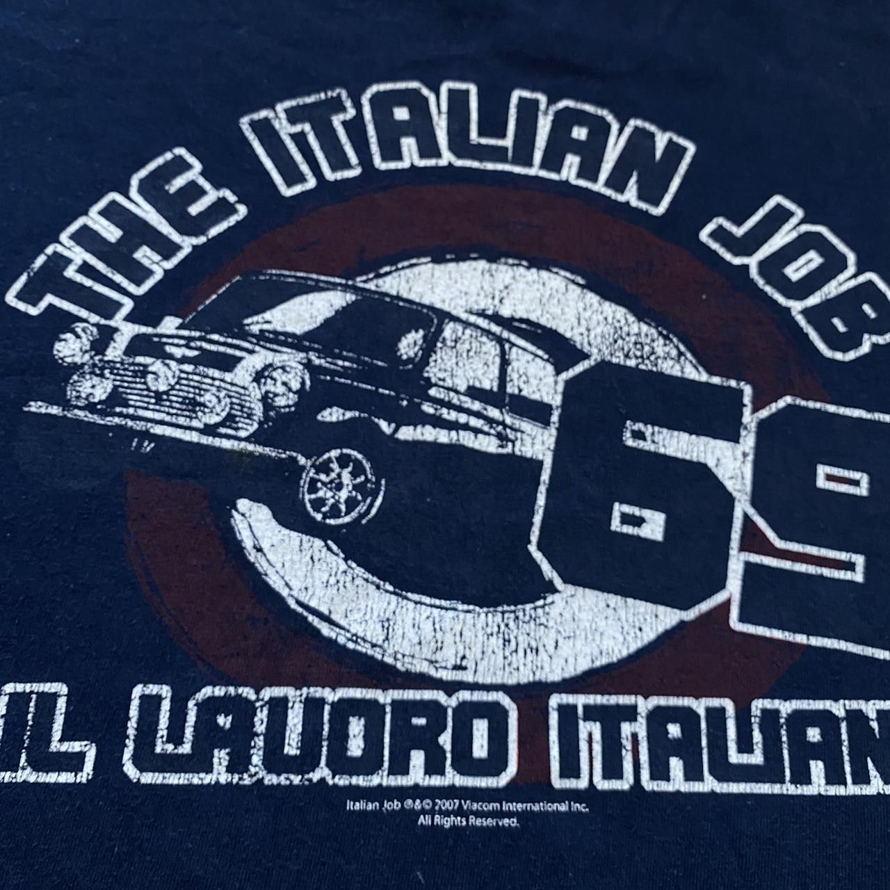 Gildan 2007 Italian Job navy t shirt #y2k #italianjob Movie Big Size US XL / EU 56 / 4 - 3 Thumbnail