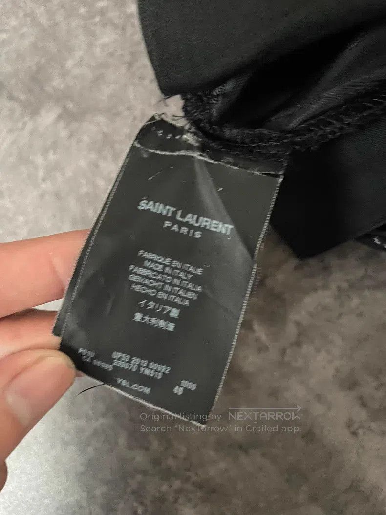 Saint Laurent Paris Saint Laurent Paris Original Striped Silver Line Trousers Size US 30 / EU 46 - 4 Thumbnail
