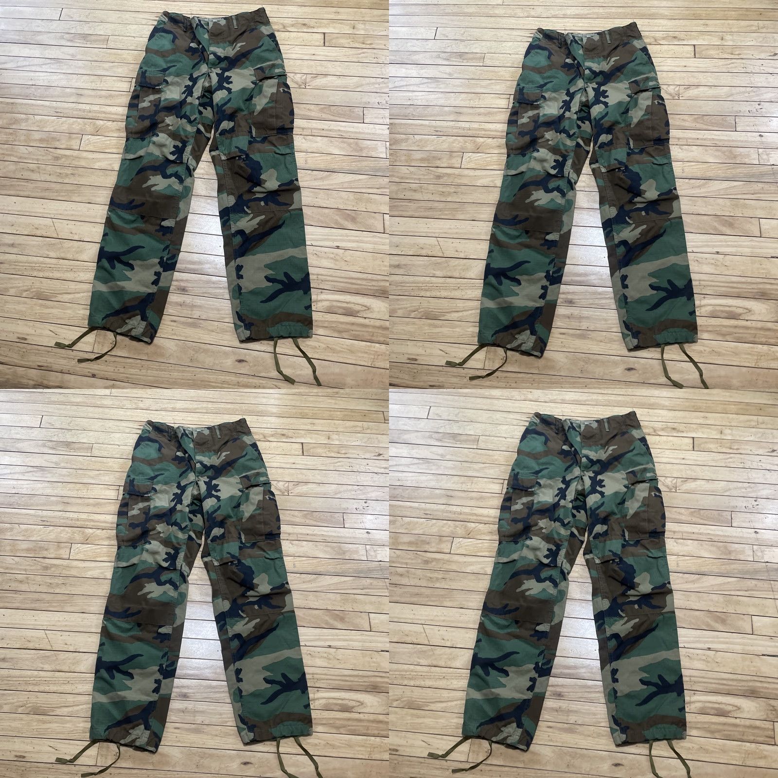 Propper VINTAGE Propper Pants Men Small Long Green Woodland Camo Cargo Trouser US Military Vtg Size US 29 - 10 Thumbnail