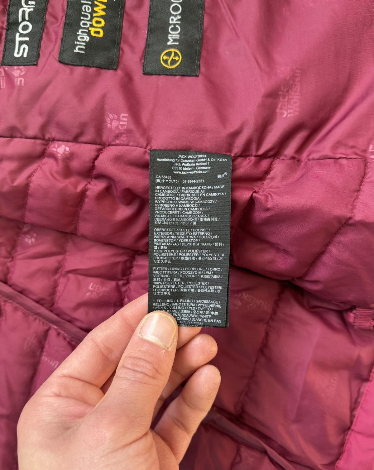 Jack Wolfskin Jack Wolfskin Stormlock Down Jacket WomenS Hooded Microguard Size S / US 4 / IT 40 - 10 Thumbnail