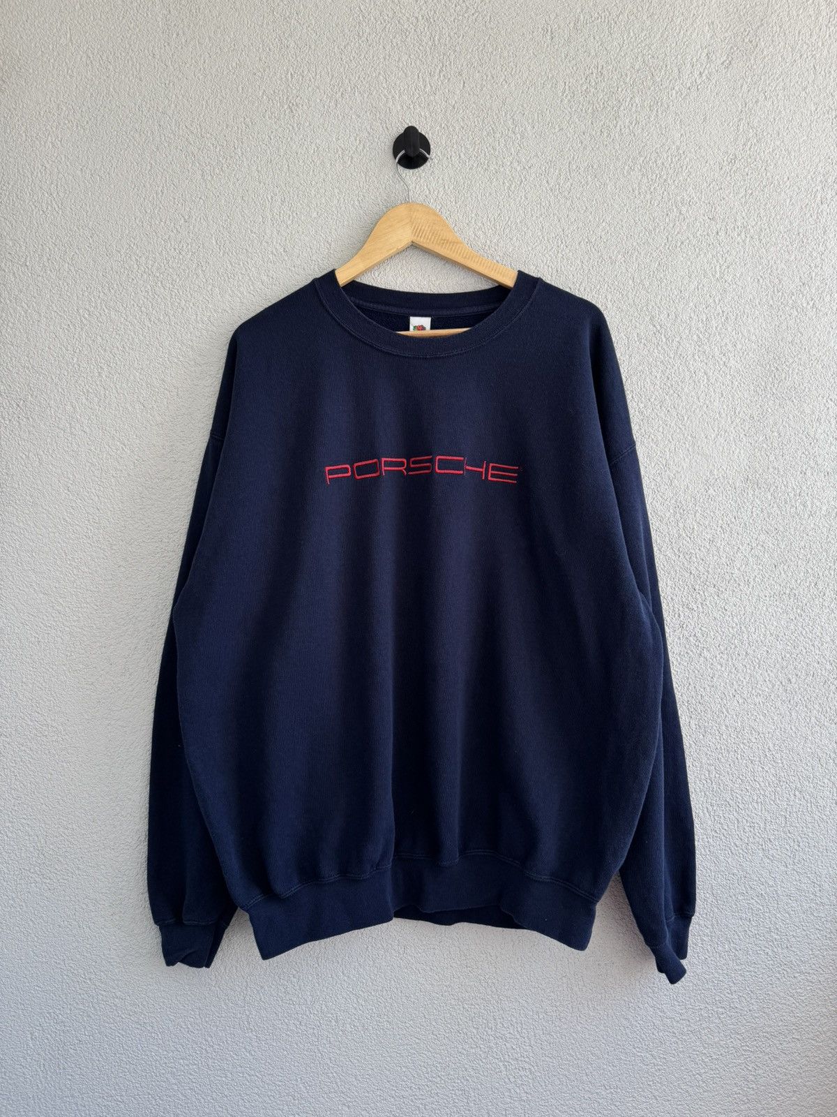 Vintage Porsche Logo Crewneck Sweatshirt Size L Size US XXL / EU 58 / 5 - 2 Thumbnail