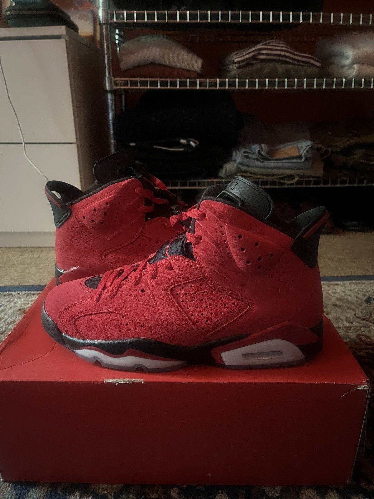 Jordan Brand Jordans Retro 6 “Toro Bravo” Size US 9 / EU 42 - 2 Thumbnail