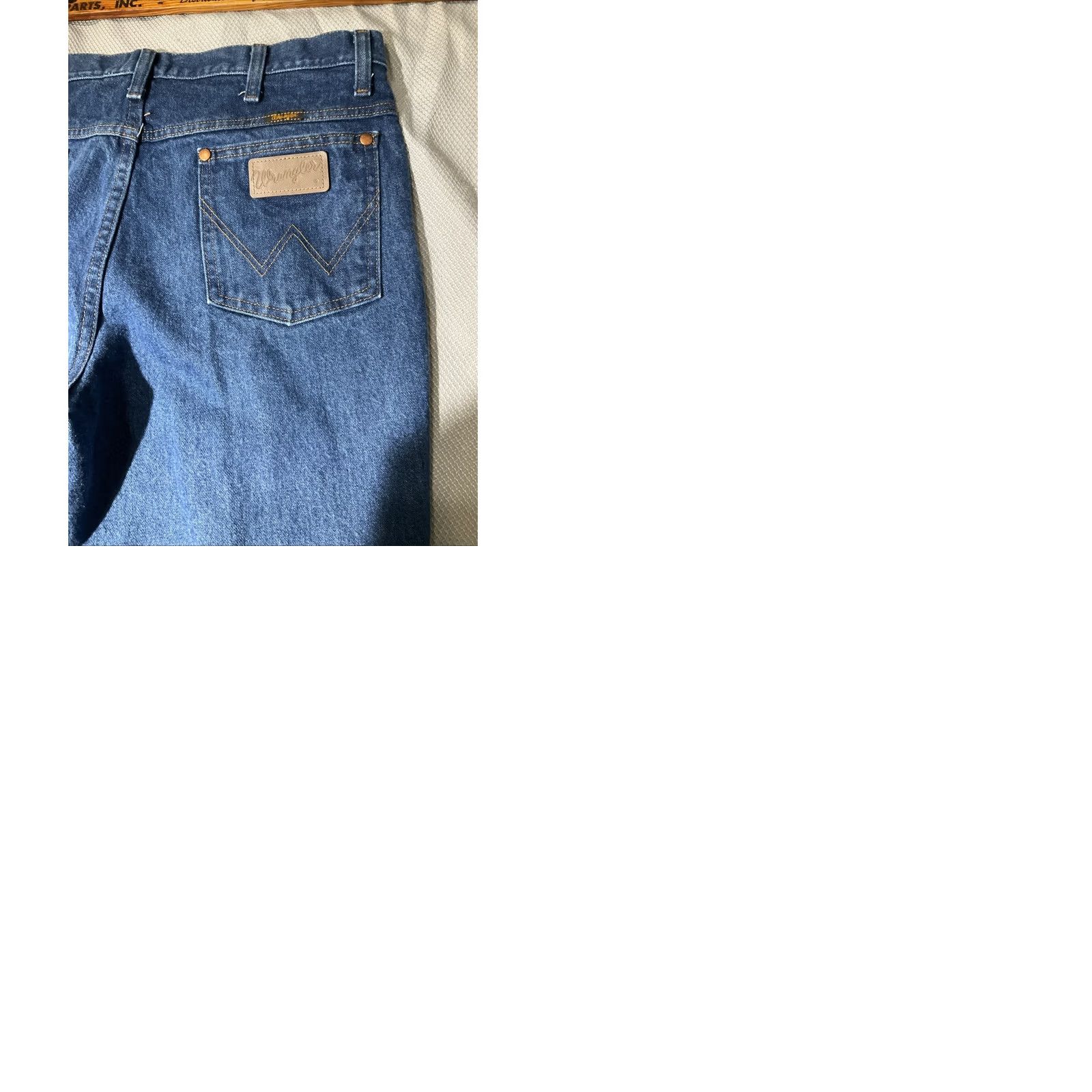 Wrangler Wrangler Jeans Mens 35x30 Blue 936PWD Cowboy Cut Denim Western Pants Regular Slim Bootcut 5-Pocket Wrangler Cowboy Cut Mens Jeans Blue 936PWD Size US 35 - 9 Thumbnail