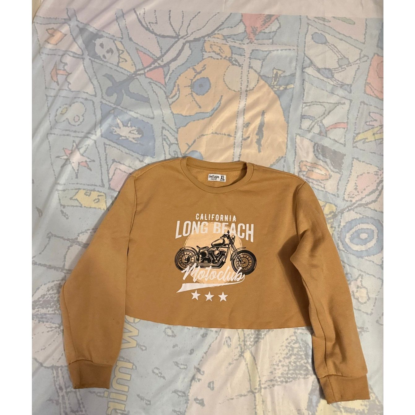Other LBC Motorcycle Graphic Crop Top - Trendy & Edgy Size XL / US 12-14 / IT 48-50 - 1 Thumbnail
