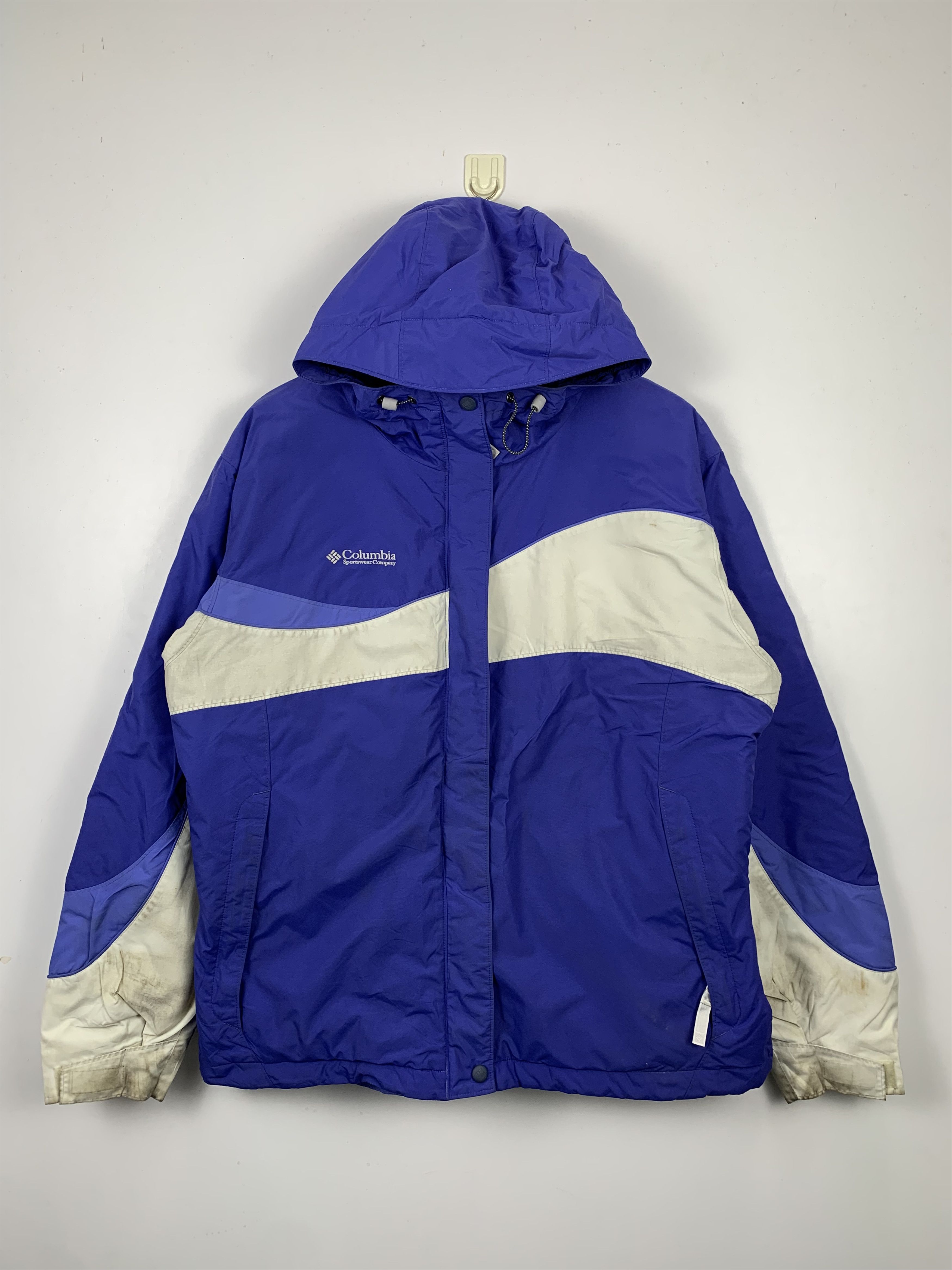 Columbia Vintage Columbia Hoodie Zipper Jacket J1303 Size US XL / EU 56 / 4 - 1 Thumbnail