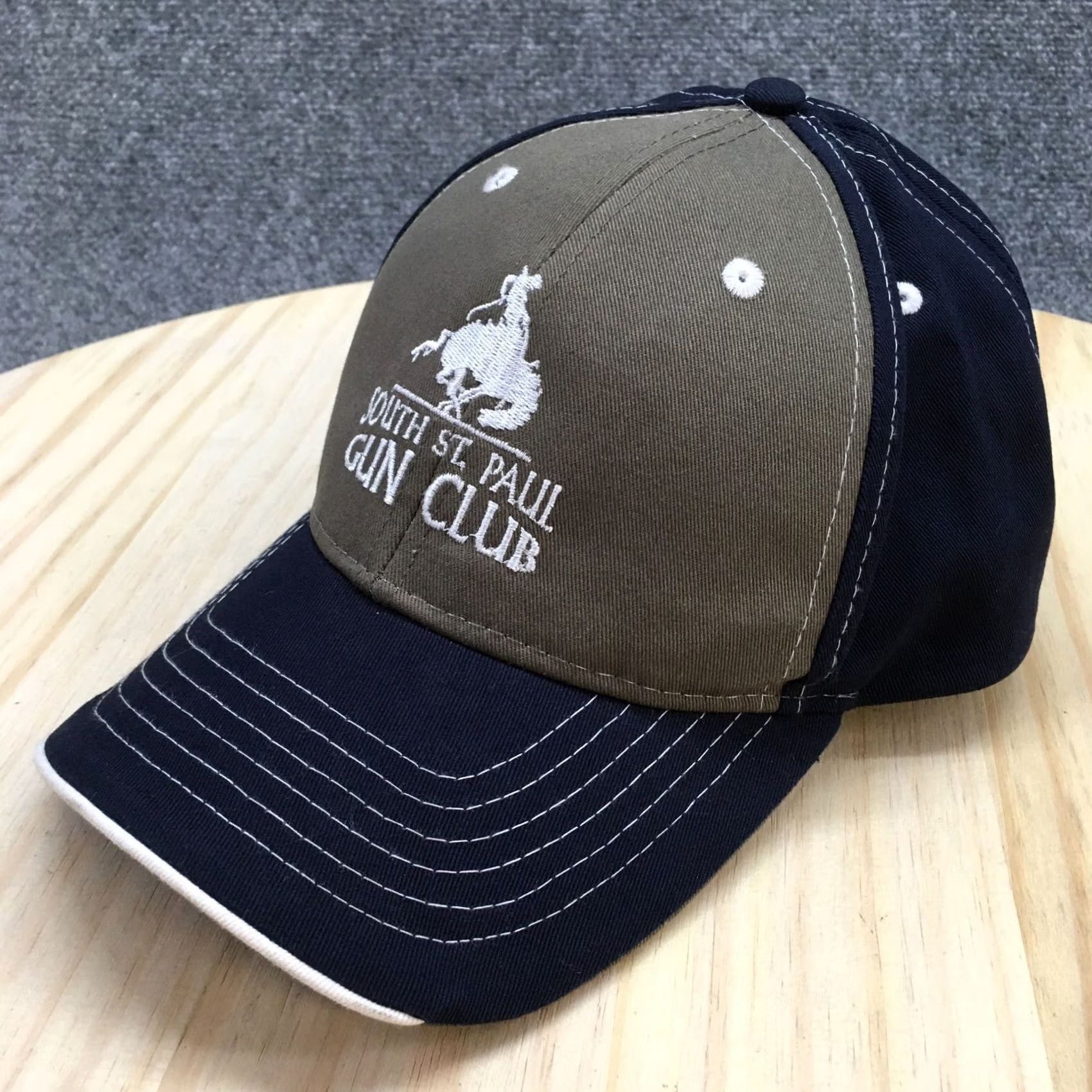 Vintage Sportsman South St Paul Gun Club Baseball Cap Hat Mens One Size Blue Cotton Adjustable, Breathable, Lightweight, Casual Cap Size ONE SIZE - 2 Thumbnail