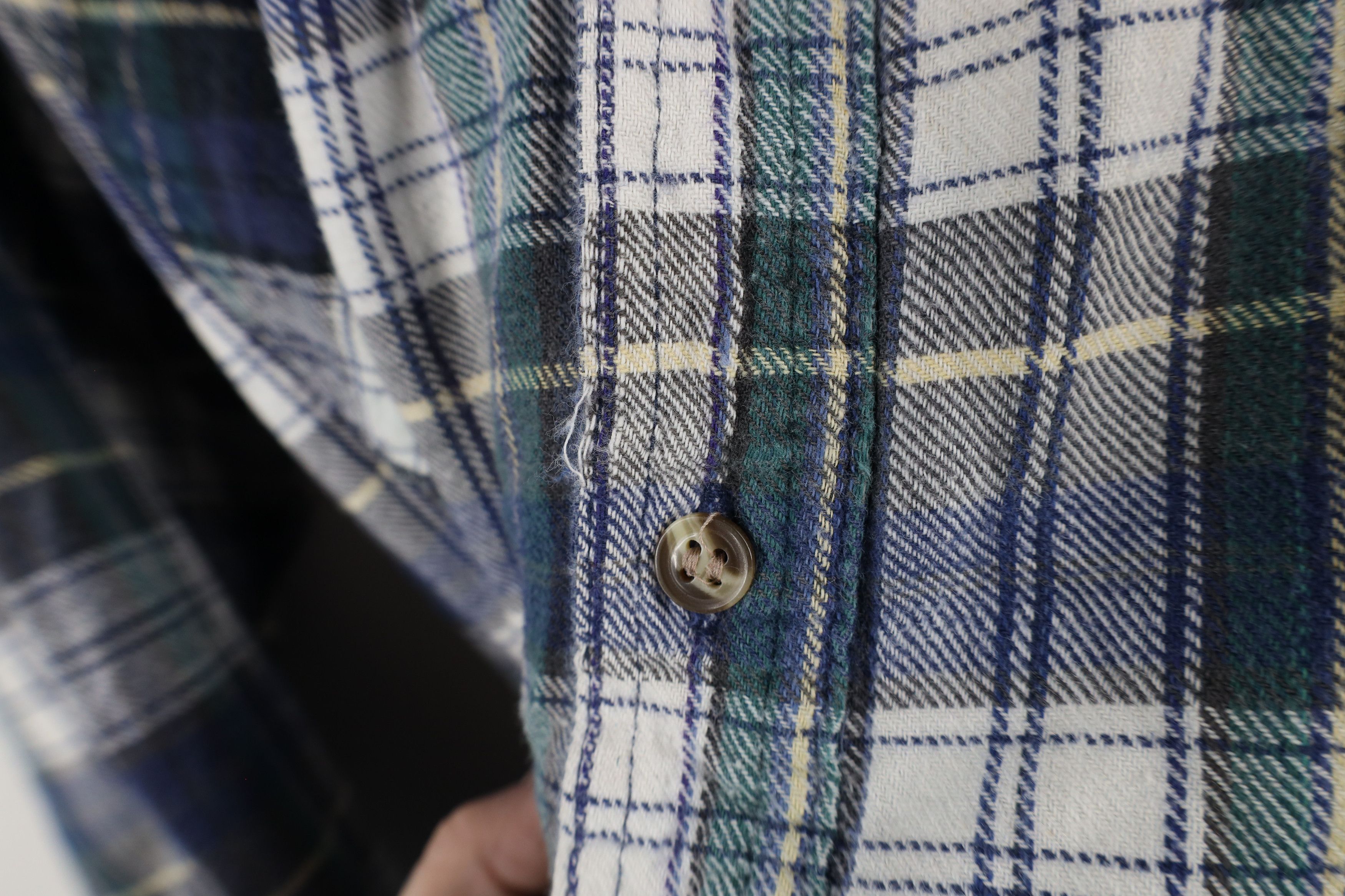 Vintage Vintage 90s Streetwear Lined Flannel Button Shirt Jacket Size US L / EU 52-54 / 3 - 6 Thumbnail