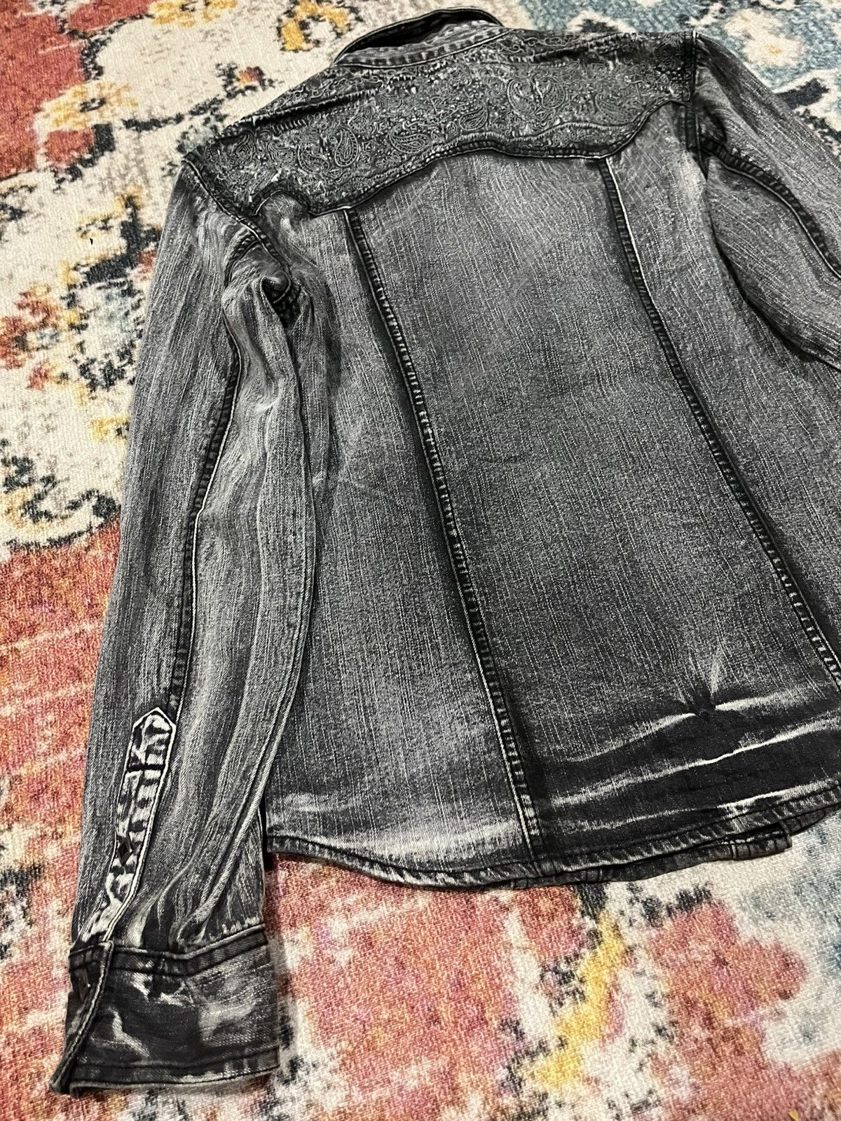 In The Attic Black denim western shirt Size US M / EU 48-50 / 2 - 10 Thumbnail