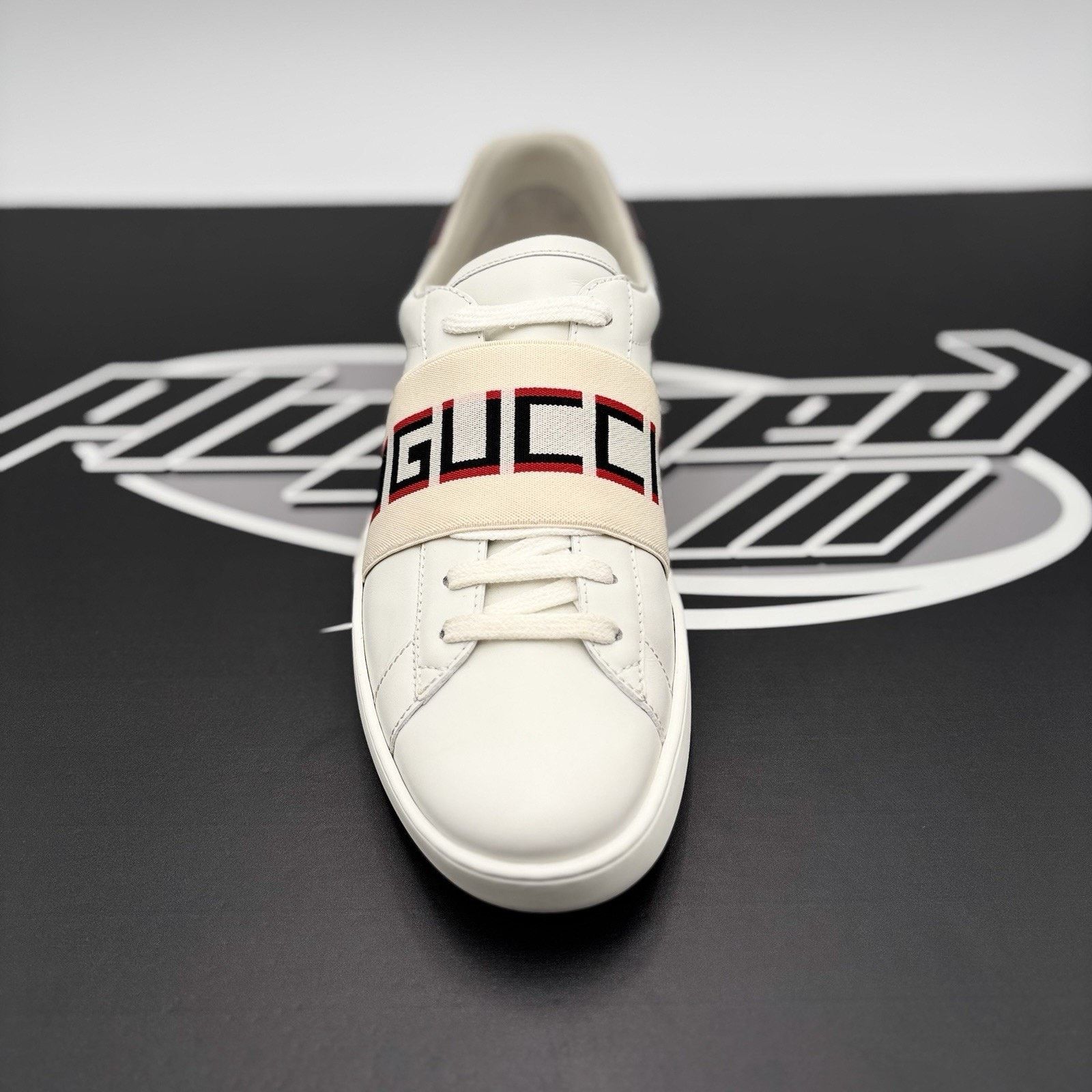 Gucci Gucci Ace Gucci Stripe ‘ White, Red ‘ | GREAT CONDITION! Size US 8 / EU 41 - 5 Thumbnail