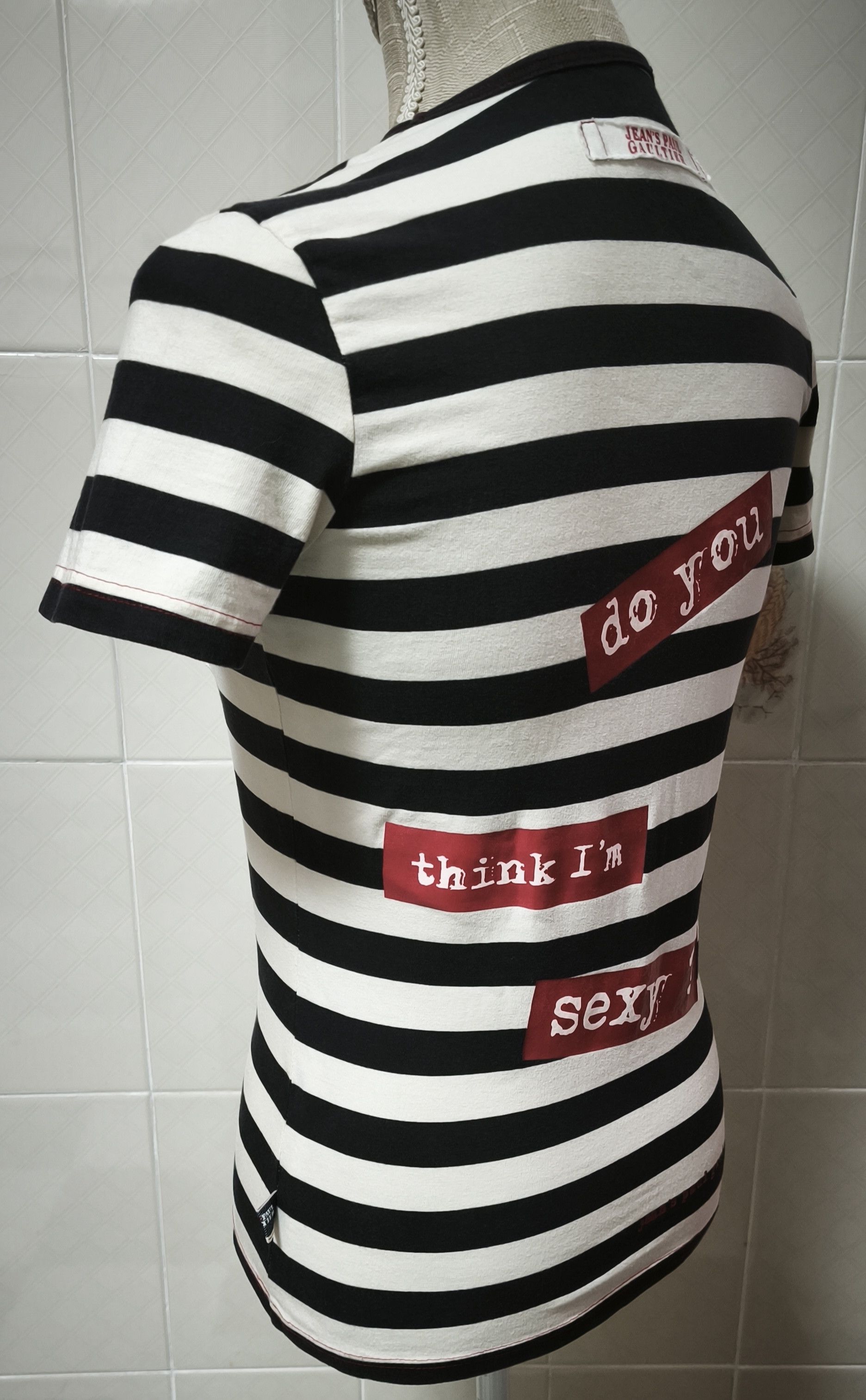 Jean Paul Gaultier Two red cord hearts top - Do you think I'm sexy? Size S / US 4 / IT 40 - 10 Thumbnail