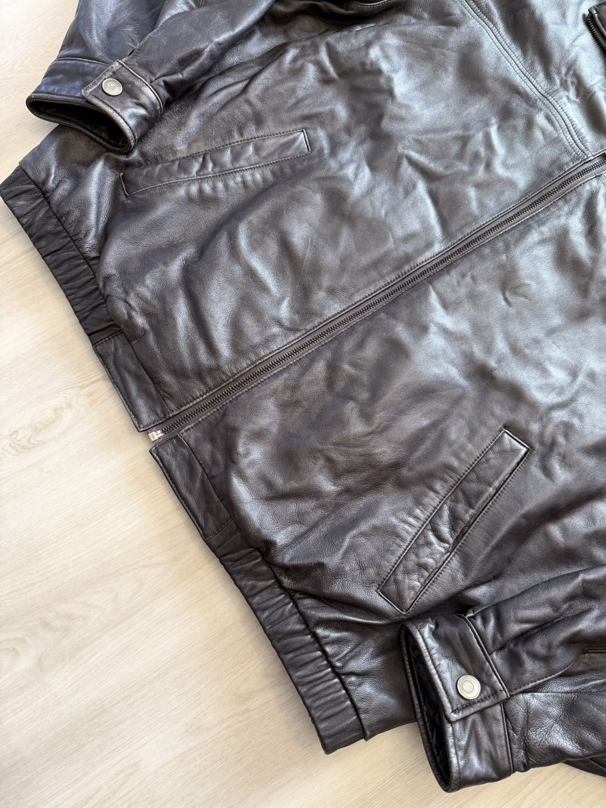 Brandini Vintage Brandini Leather Bomber Flight Jacket Sz XL Size US XL / EU 56 / 4 - 2 Thumbnail