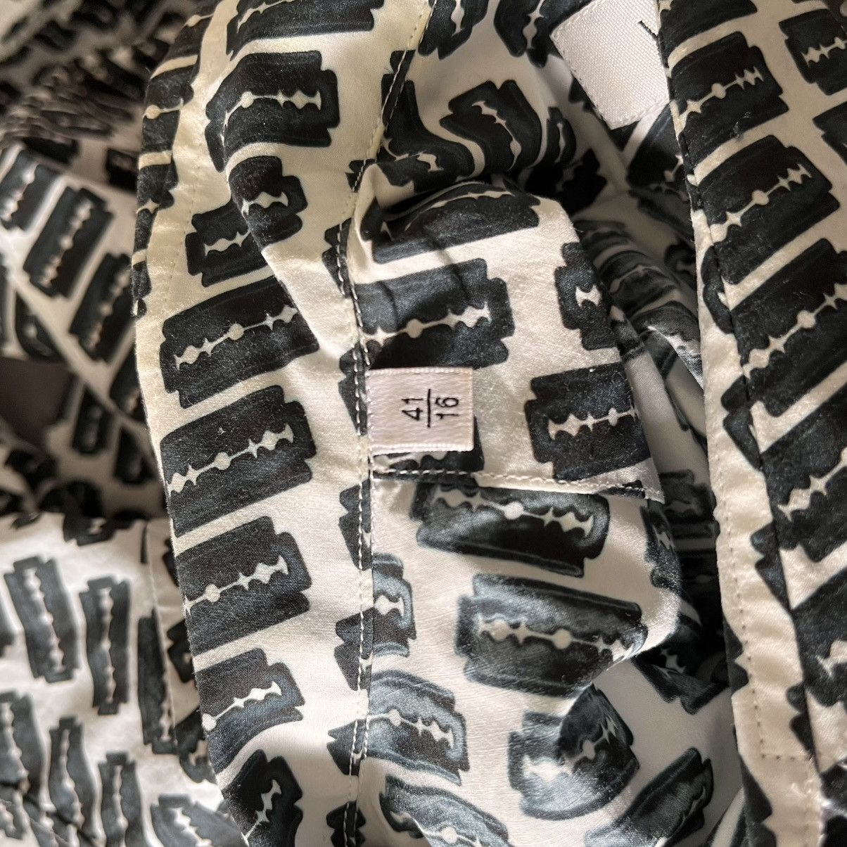 Yves Saint Laurent Yves Saint Laurent FW12 Pilati Era Razor Blade Shirt Size US L / EU 52-54 / 3 - 7 Thumbnail