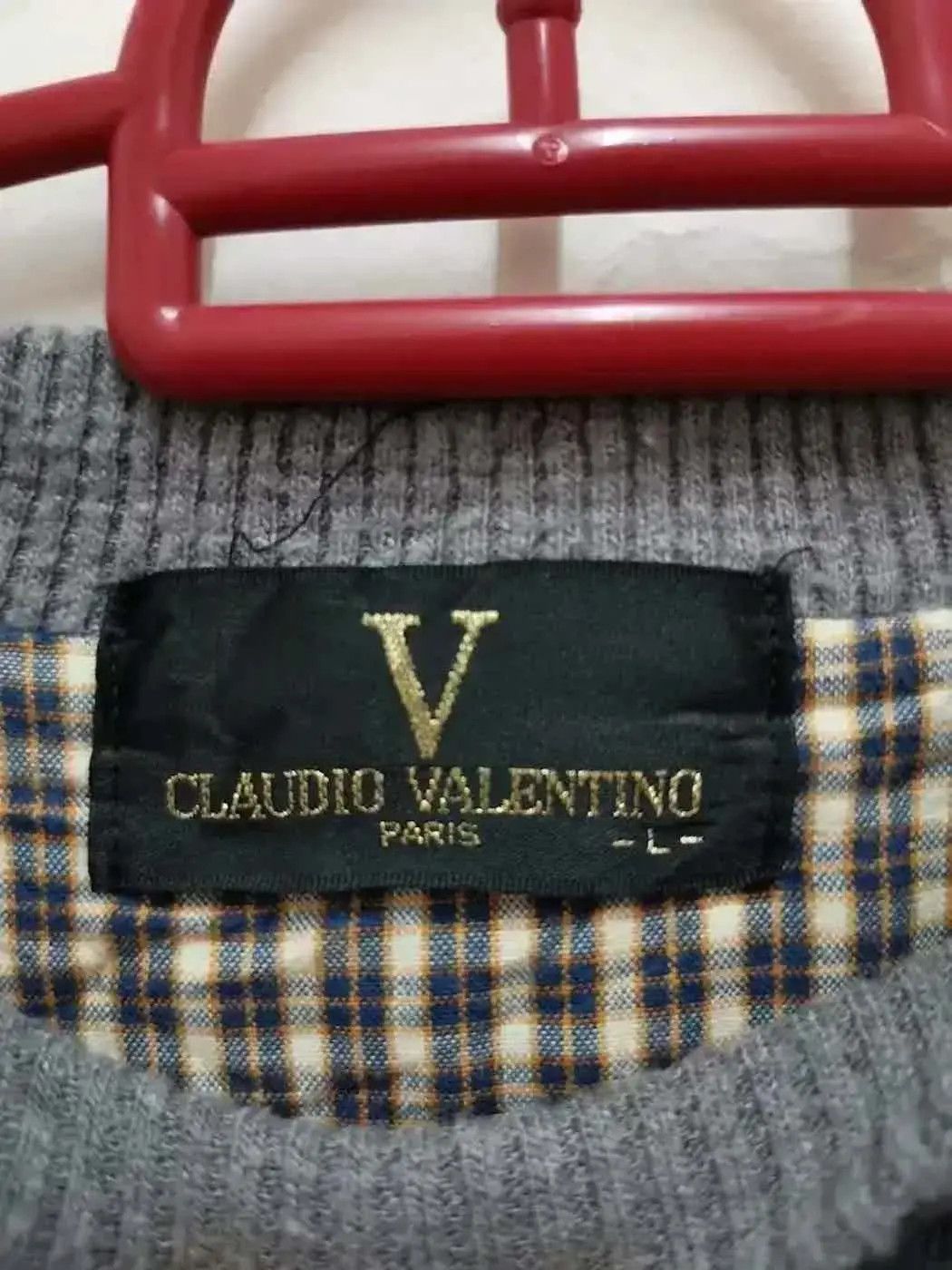 Valentino Rare! Claudio Valentino Paris Sweatshirt Size US L / EU 52-54 / 3 - 3 Thumbnail