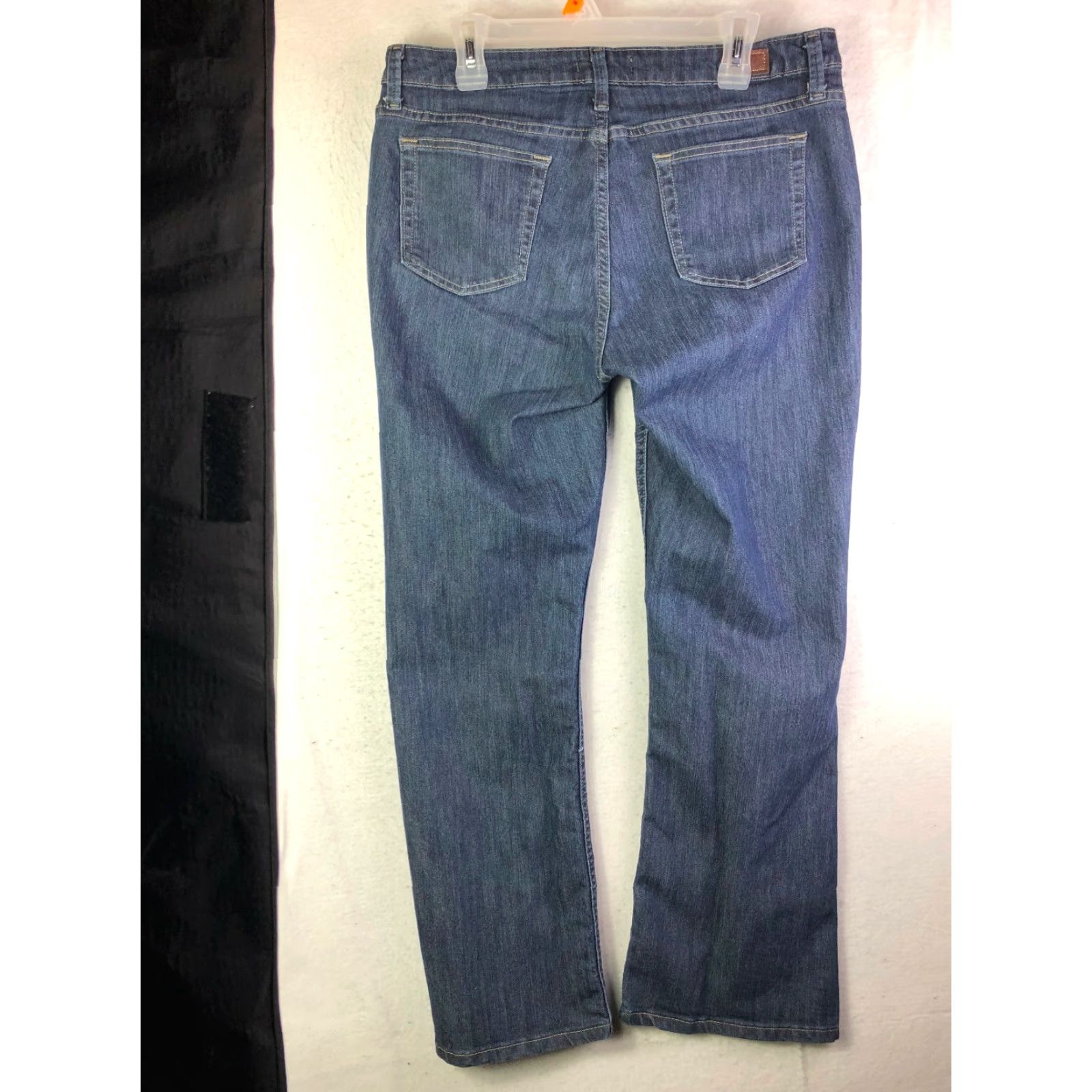 Lee Riders by LEE Mid Rise Bootcut Jeans Womens Size 12 Medium Blue Denim Regular Rise 29 in Inseam Cotton Denim Classic VINTAGE? No Vintage Size 34" / US 12 / IT 48 - 7 Thumbnail