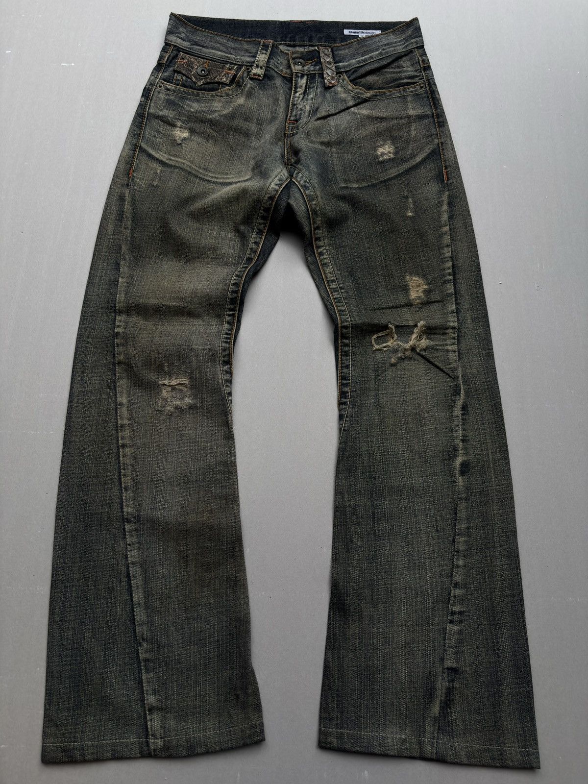 semanticdesign SEMANTIC DESIGN phyton flare jeans Size US 28 / EU 44 - 1 Thumbnail