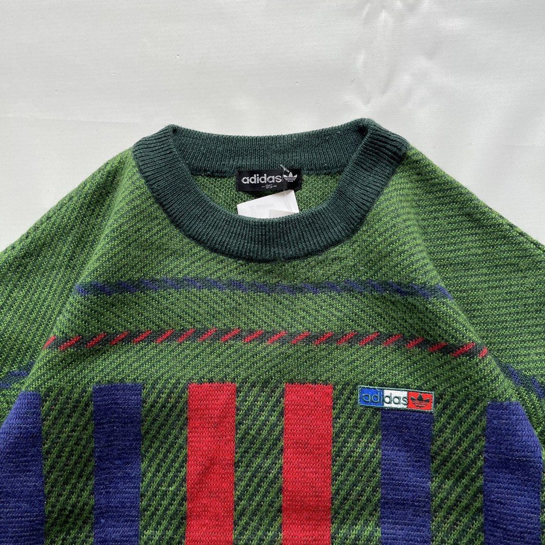 Adidas Knitwear Adidas Vintage Size US M / EU 48-50 / 2 - 2 Thumbnail