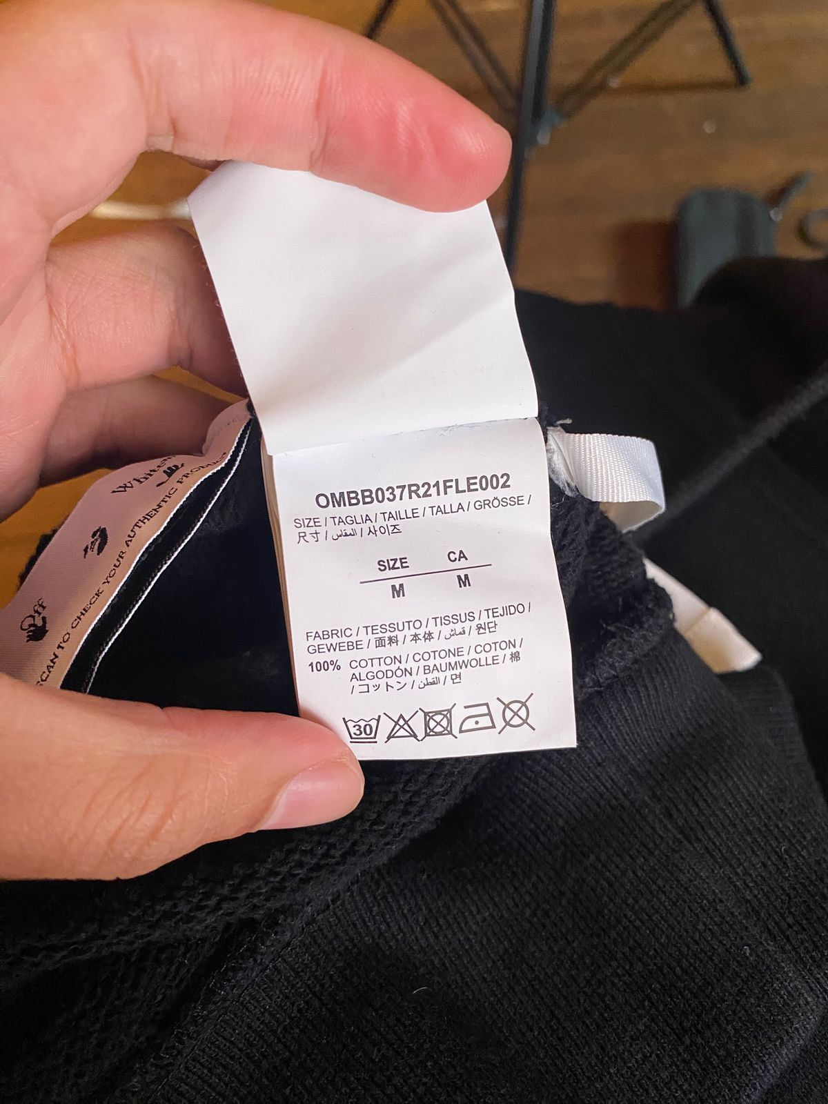 Off-White OFF-WHITE Caravaggio Diag Sleeve Hoodie Size US S / EU 44-46 / 1 - 9 Thumbnail
