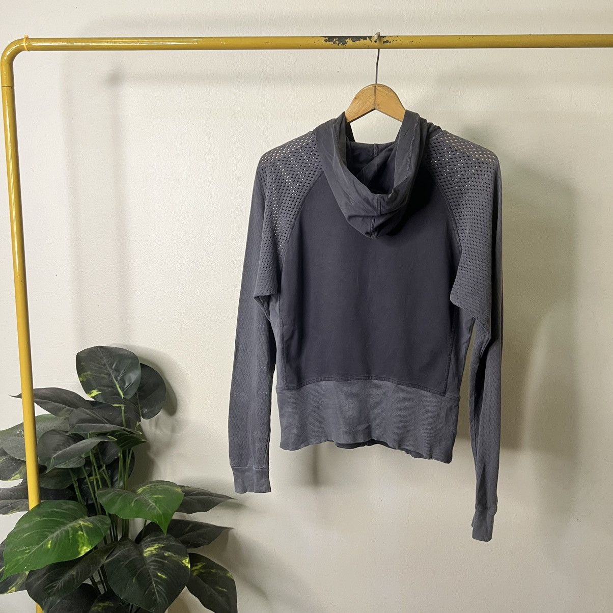 If Six Was Nine EUROPEAN CULTURE ROYAL DYE BONDAGE MESH NETTING ZIPER HOODIE Size US L / EU 52-54 / 3 - 4 Thumbnail
