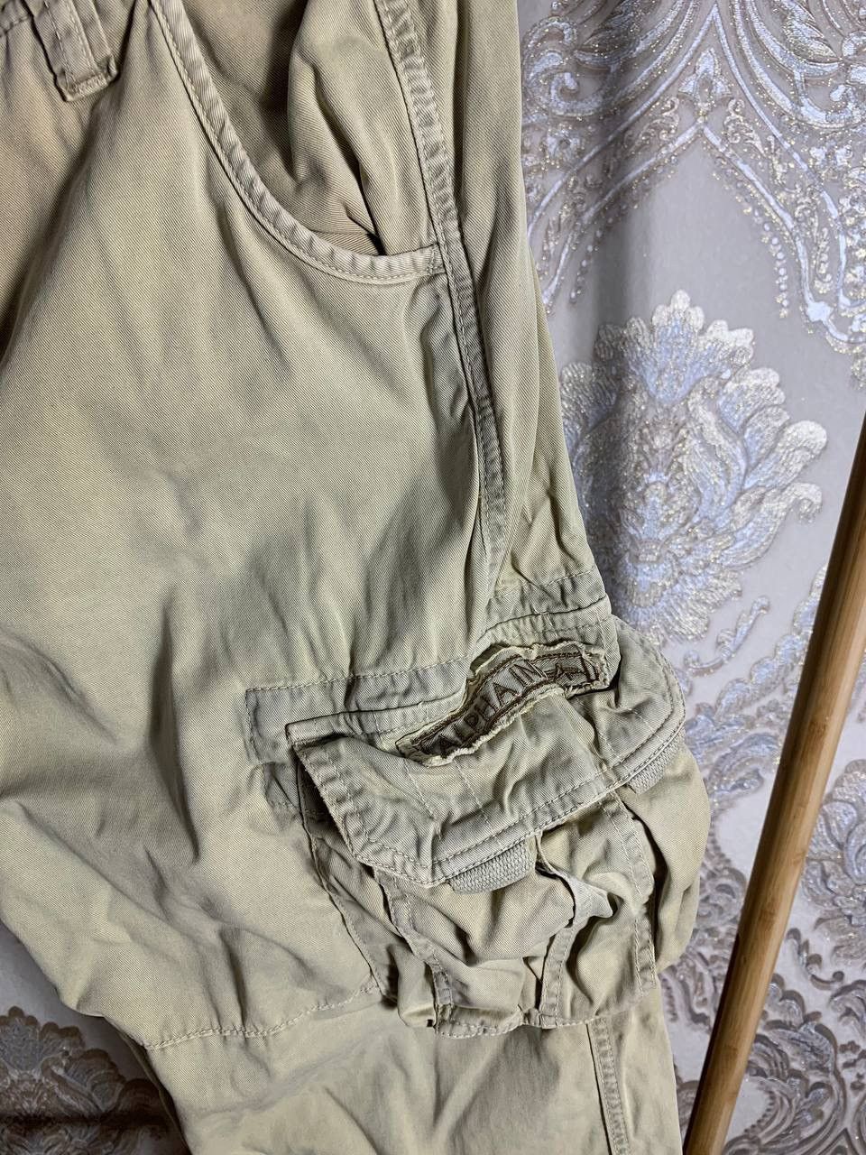 Alpha Industries × Vintage VERY RARE ALPHA INDUSTRIES CARGO PANTA GORPCORE Y2K USA 90s Size US 38 / EU 54 - 7 Thumbnail