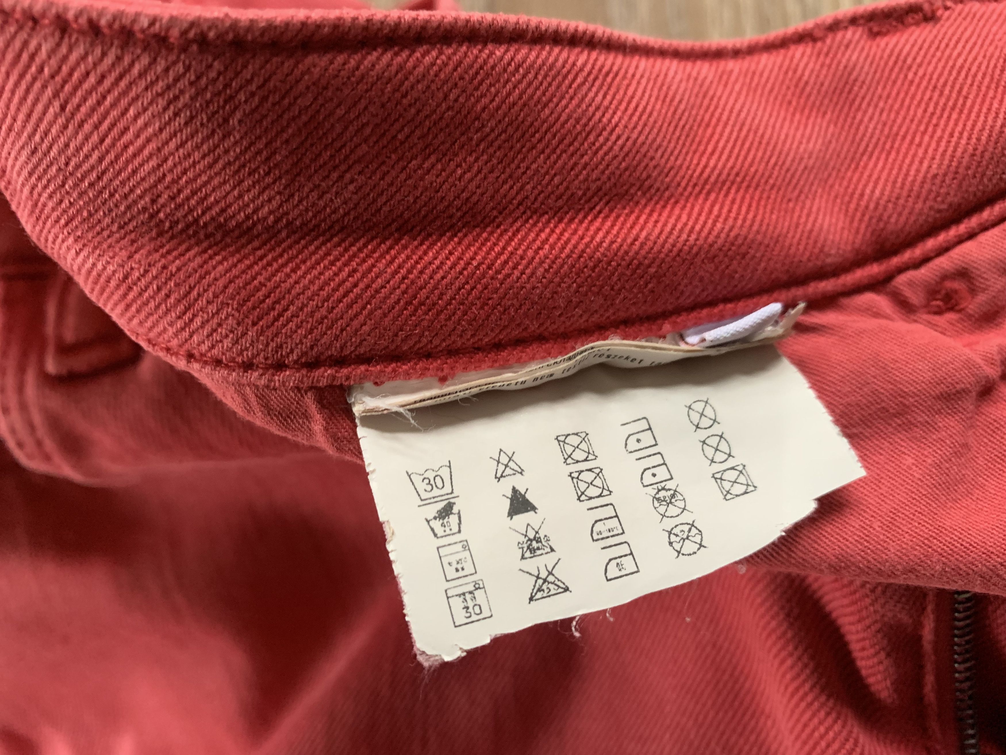 Prada Prada Milano Womens Vintage Red Skinny Jeans Size 31" - 13 Thumbnail