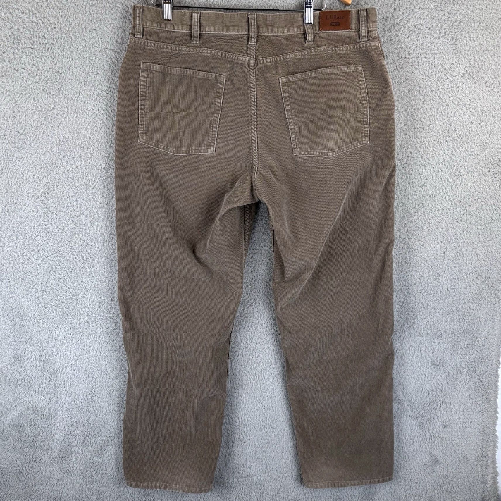 Vintage L.L. Bean Corduroy Pants Mens 38x32 Brown Cotton 5 Pocket Size US 38 / EU 54 - 4 Thumbnail
