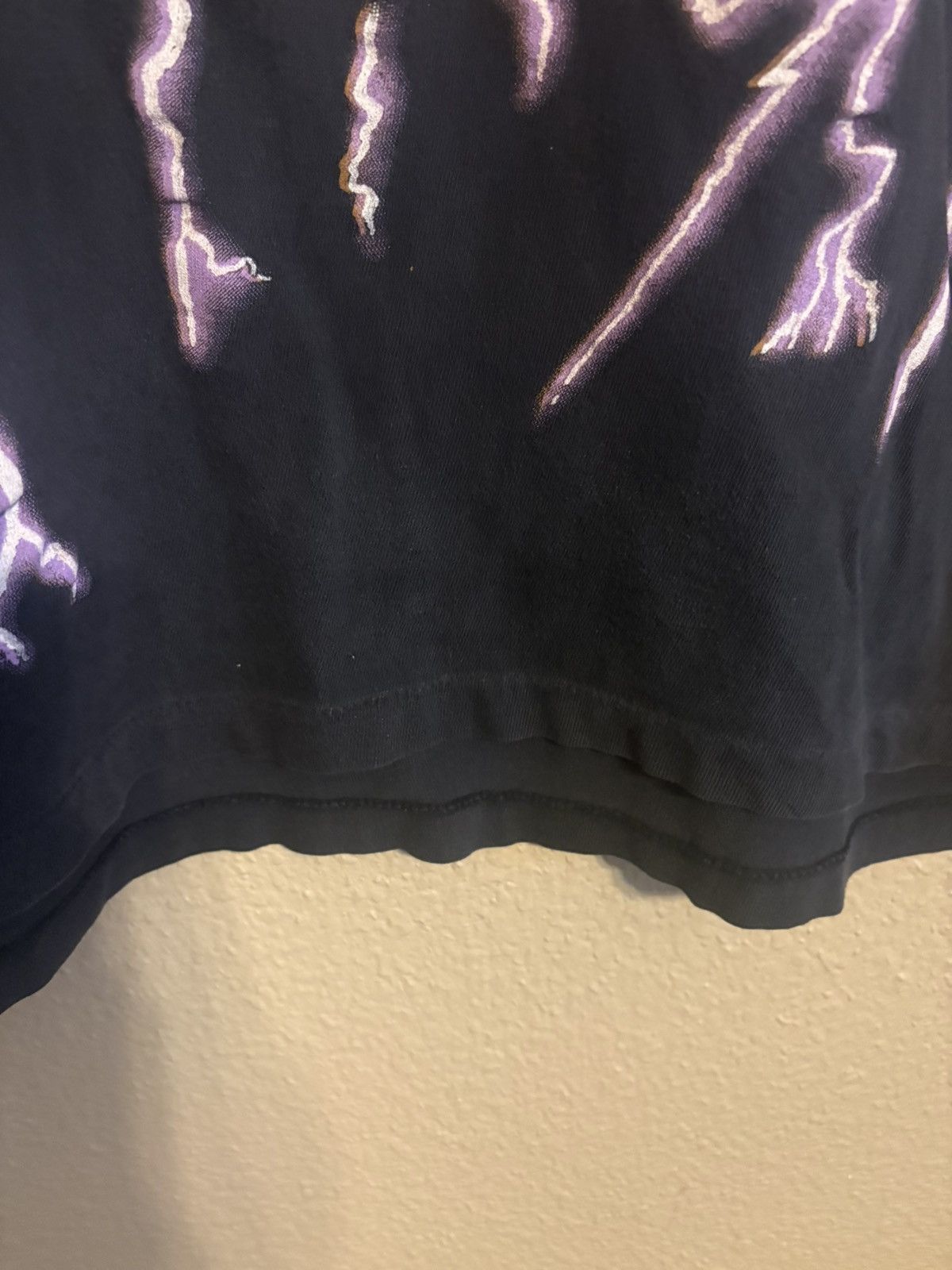 Travis Scott Vintage 90s American Thunder Lightning Shirt Travis Scott Size US XL / EU 56 / 4 - 8 Thumbnail