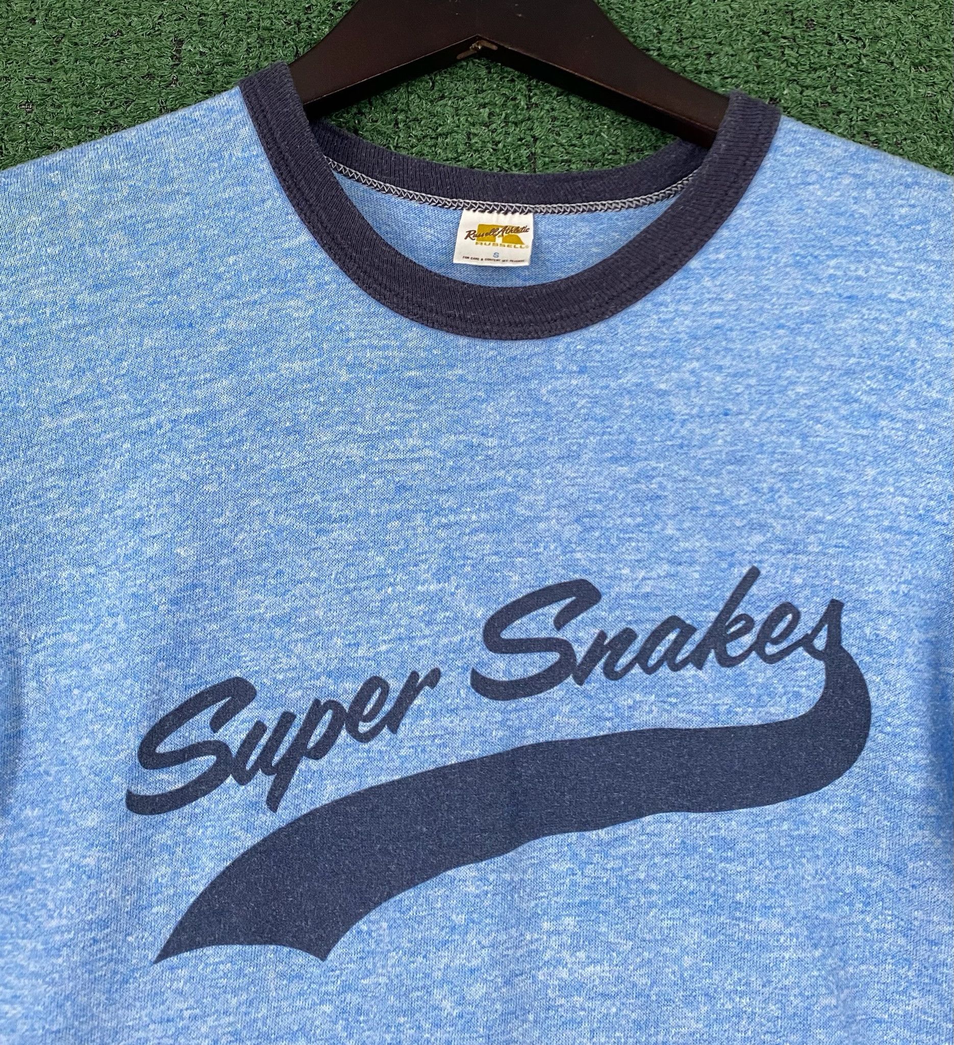 Russell Athletic 70's Russell Athletic Super Snakes Wow #2 Ringer T-Shirt XS Size XS / US 0-2 / IT 36-38 - 2 Thumbnail