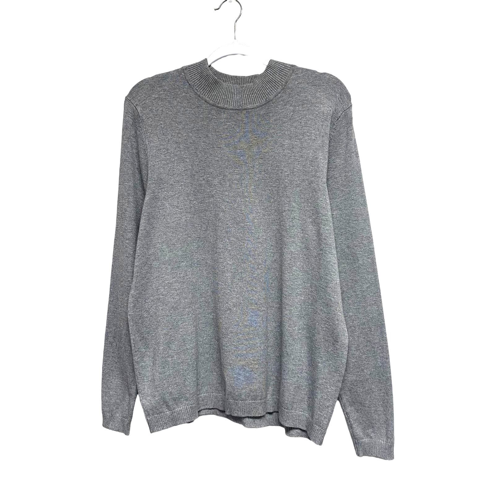 Covington Covington Womens Size XL Grey Mockneck Pullover Sweater Size XL / US 12-14 / IT 48-50 - 2 Thumbnail