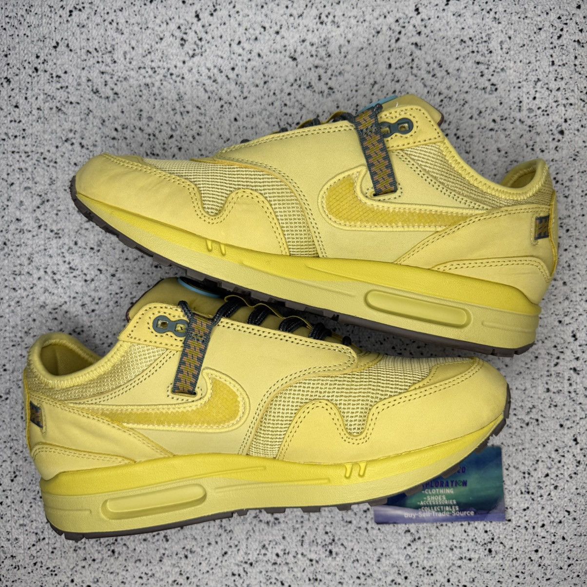 Nike × Travis Scott Nike Air Max 1 Travis Scott Saturn Gold Size 9 Men Size US 9 / EU 42 - 3 Thumbnail