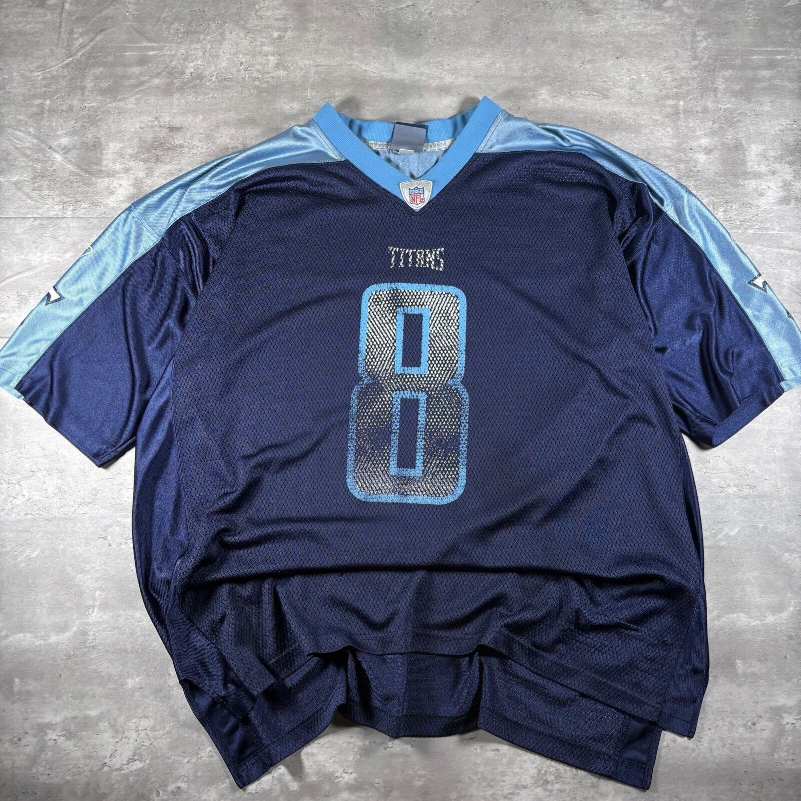 Reebok Vintage Tennessee Titans #8 Jersey Size US XL / EU 56 / 4 - 2 Thumbnail