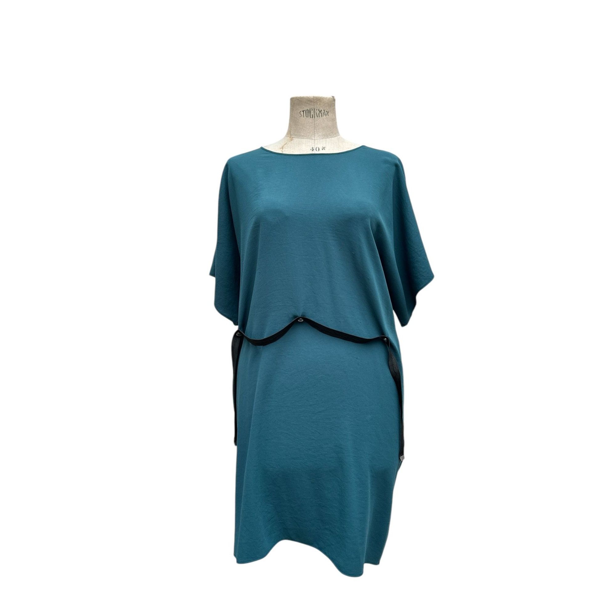 Maison Margiela Emerald Green Color 4 Stitches Dress Size L / US 10 / IT 46 - 2 Thumbnail