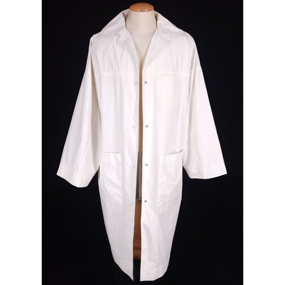 Kwaidan Editions Kwaidan Editions Oversized Lab Coat Size M Mens White SSENSE Size US M / EU 48-50 / 2 - 2 Thumbnail