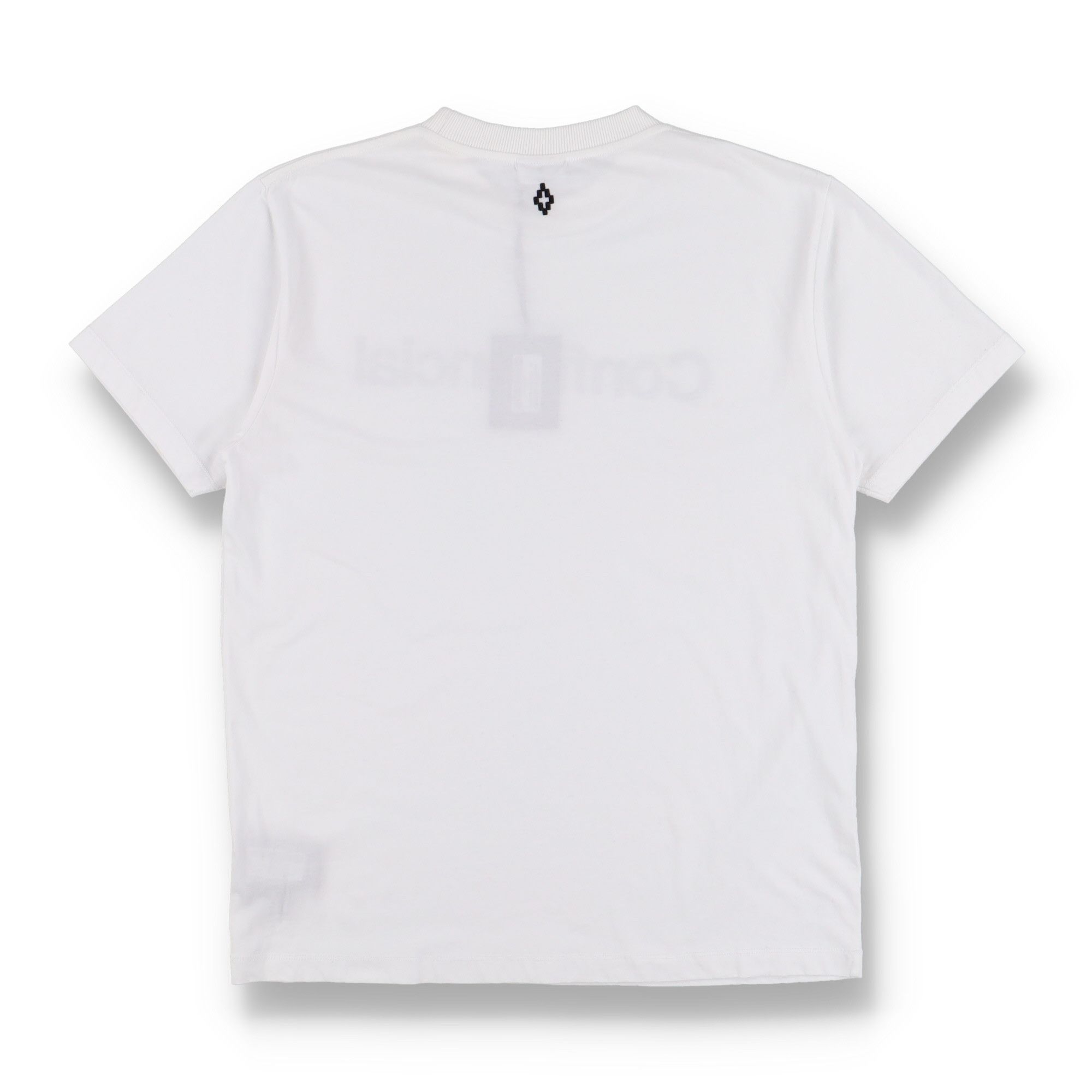 Marcelo Burlon White Confidencial Embroidered Cross T-Shirt Size US S / EU 44-46 / 1 - 8 Thumbnail