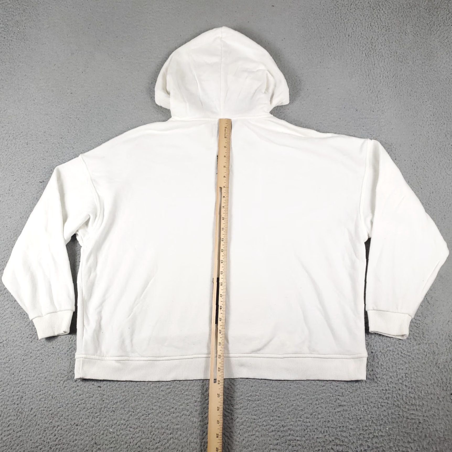 American Eagle Outfitters American Eagle Hoodie Adult Small White Pullover Sweatshirt Long Sleeve Mock Neck Mens Size US S / EU 44-46 / 1 - 6 Thumbnail