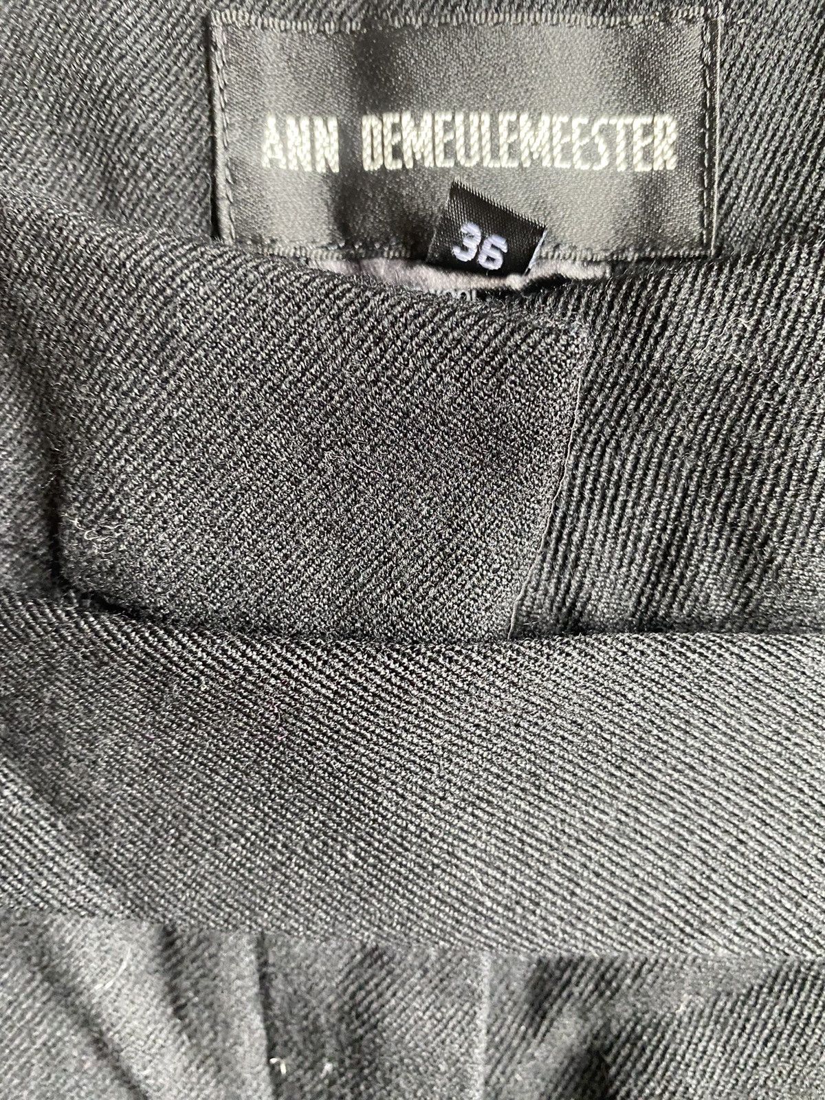 Ann Demeulemeester Ann Demeulemeester Belt Wool Trousers Size 30" / US 8 / IT 44 - 6 Thumbnail