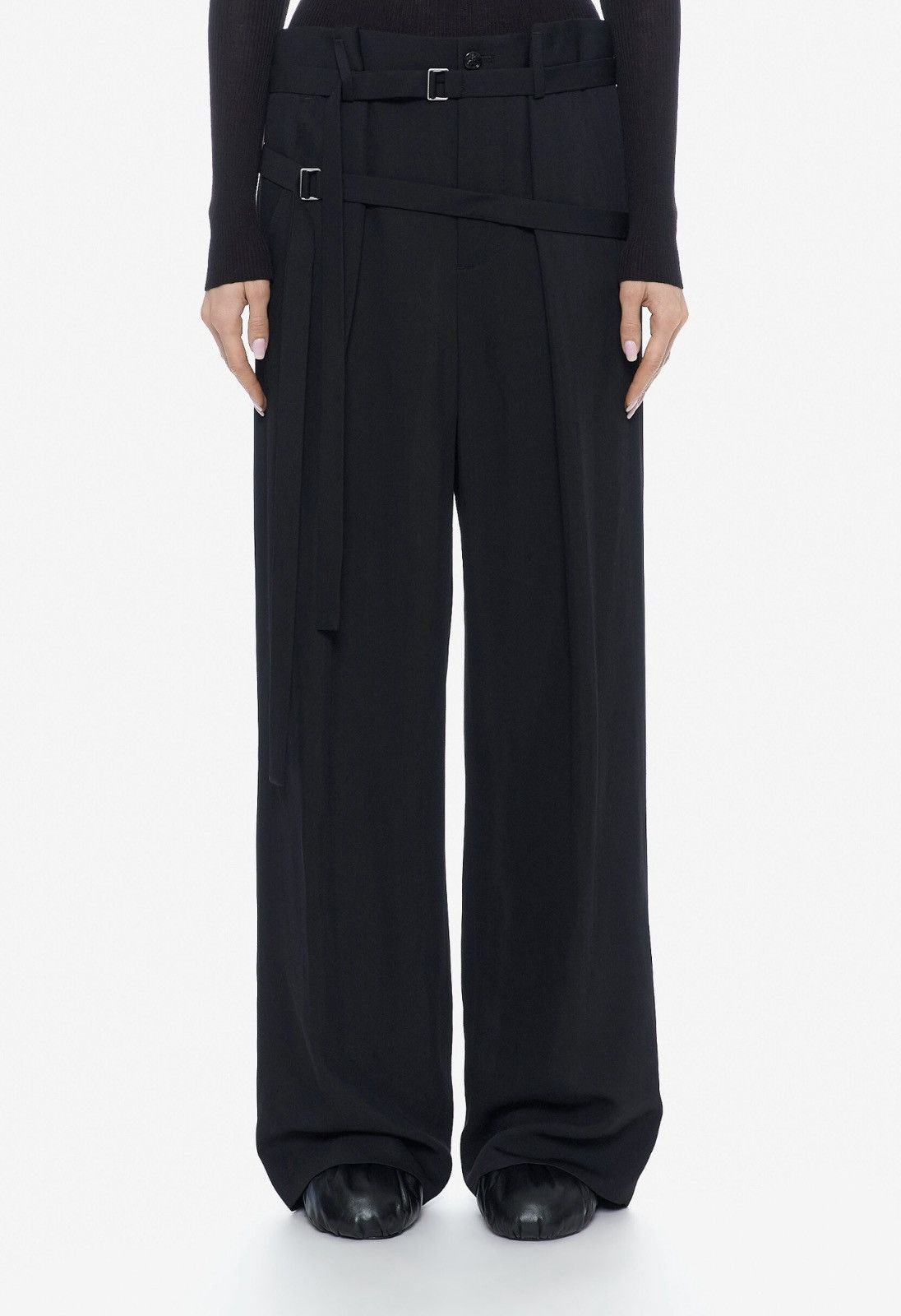 Ann Demeulemeester Last Ann Demeulemeester Jilleke Wool Blend Pants Size 27" / US 4 / IT 40 - 1 Thumbnail