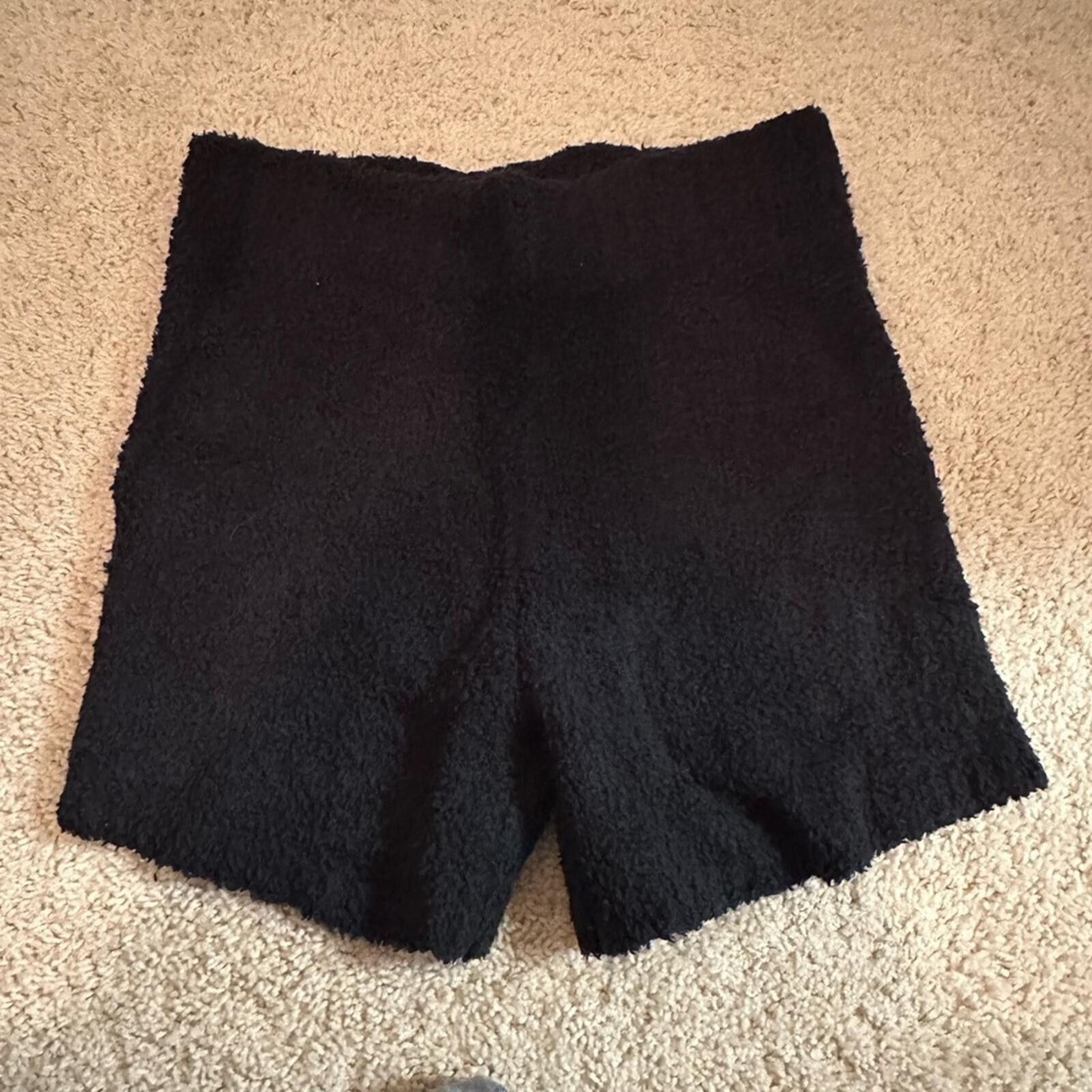 Swims SKIMS Black Cozy Knit Shorts Size 36" / US 14 / IT 50 - 3 Thumbnail