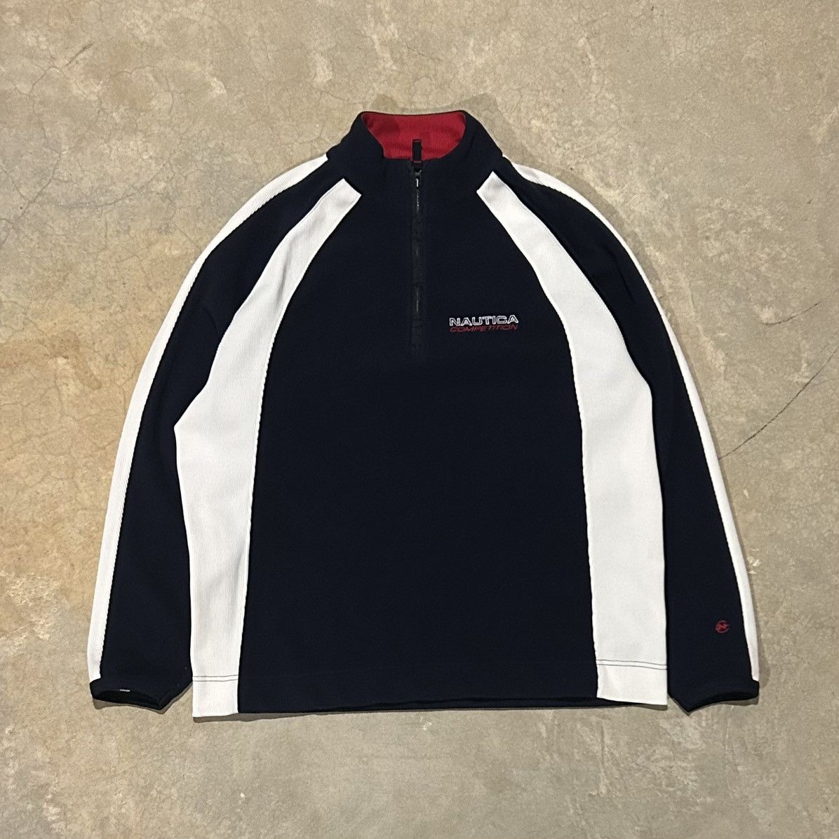 Nautica × Vintage Essential Vintage Y2K Nautica Competition Fleece Pullover Size US M / EU 48-50 / 2 - 1 Thumbnail