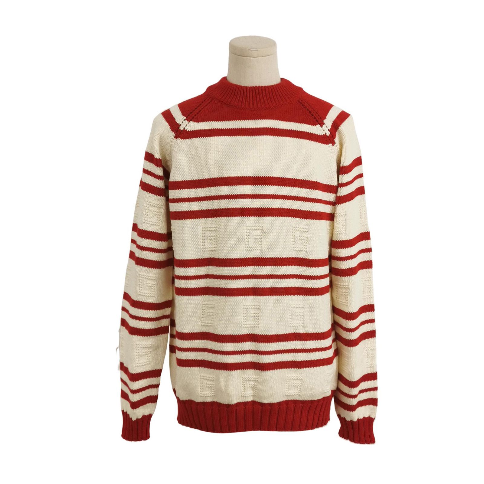 Gucci Gucci Striped Cotton Knit Sweater 12Y Size US XXS / EU 40 - 1 Thumbnail