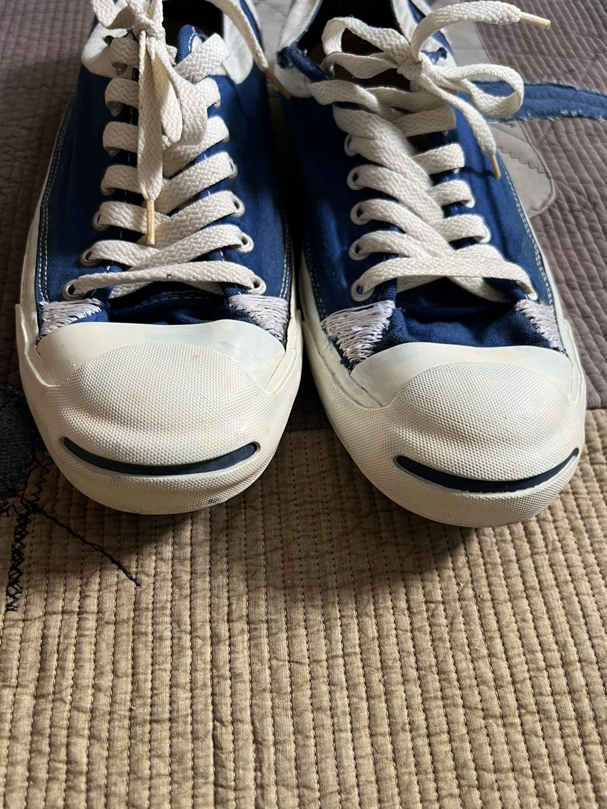 Junya Watanabe Grail* AW06 Junya Watanabe MAN x Converse Jack Purcell Size US 11 / EU 44 - 10 Thumbnail