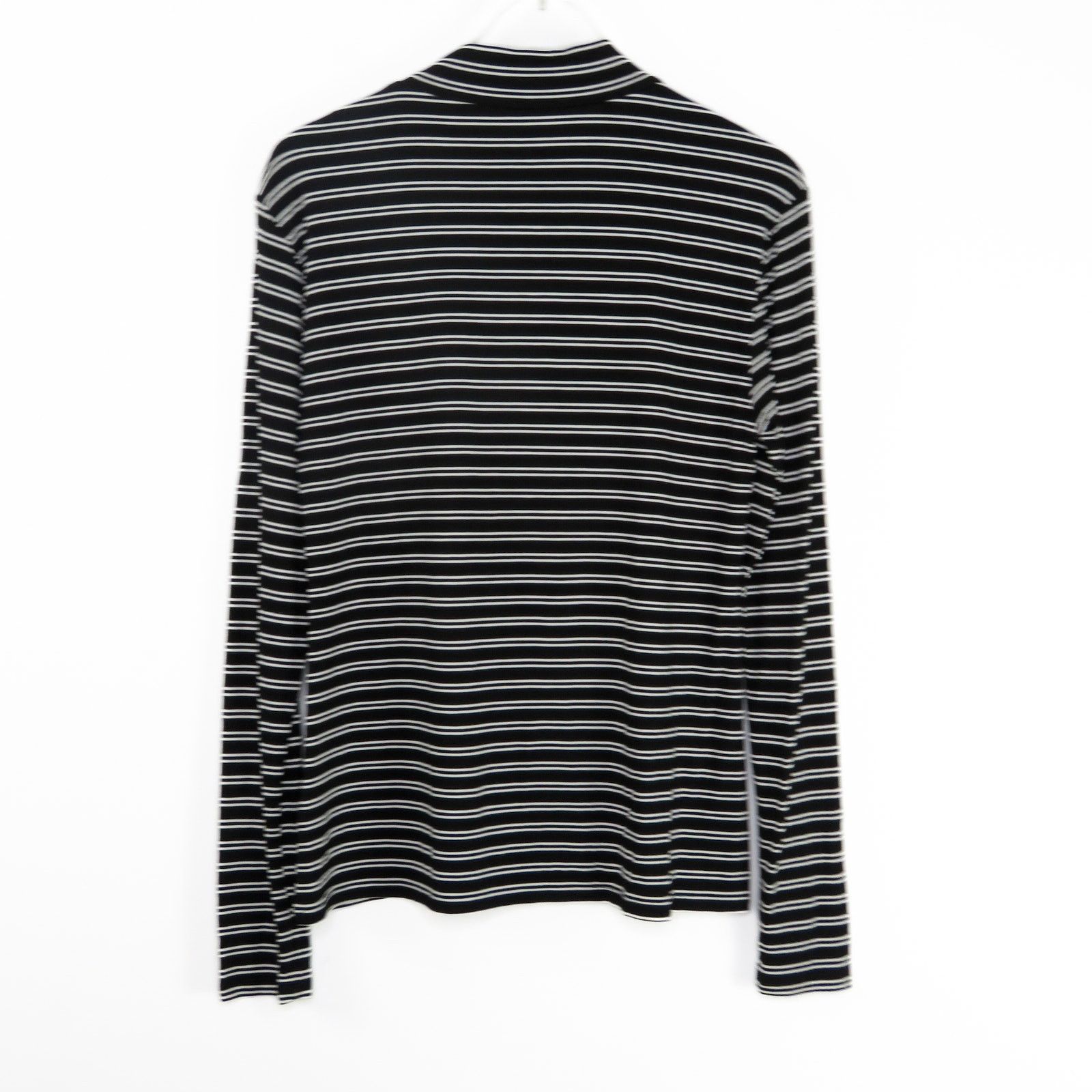 BB Dakota BB Dakota Black Striped Ribbed Turtle Neck Sweater Small Size S / US 4 / IT 40 - 3 Thumbnail