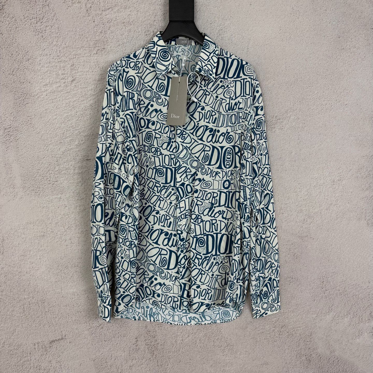 Dior Dior Retro Blue Shirt xl Men Size S / US 4 / IT 40 - 1 Thumbnail