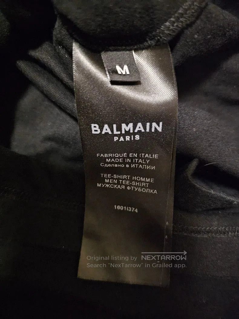 Balmain Balmain Short Sleeve Graphic Print T. Size US M / EU 48-50 / 2 - 5 Thumbnail