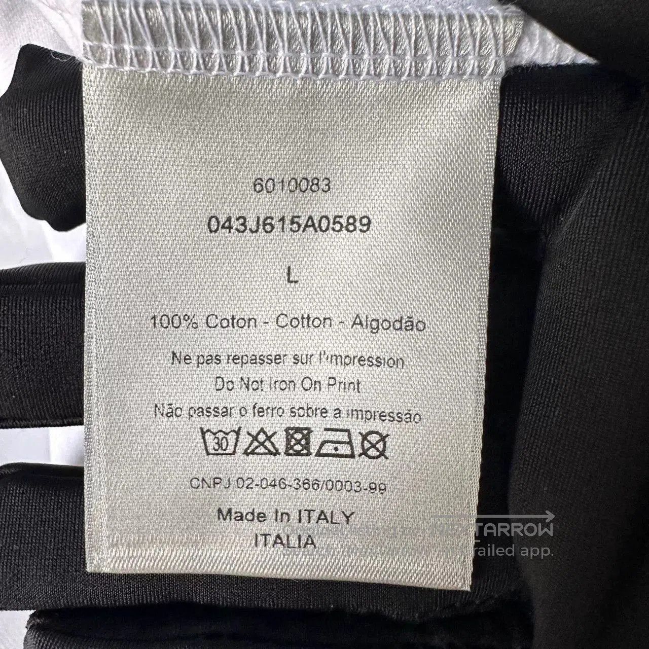 Dior Dior Letter Print Crewneck Short Sleeve T. Size US L / EU 52-54 / 3 - 4 Thumbnail