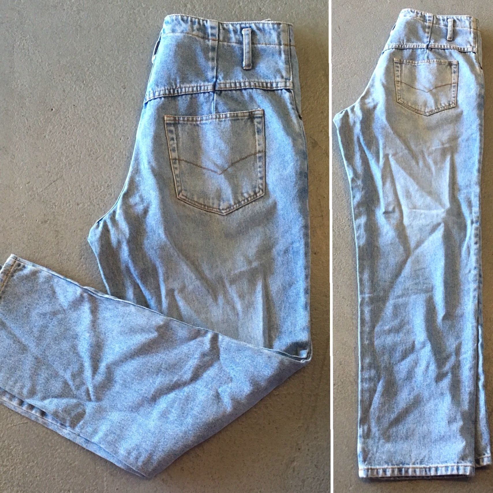 Vintage VINTAGE MGR Jeans High Waist Tapered Leg Made in Hong Kong 80s 90s Size M 31 Waist Blue Womens Jeans Size 32" / US 10 / IT 46 - 5 Thumbnail