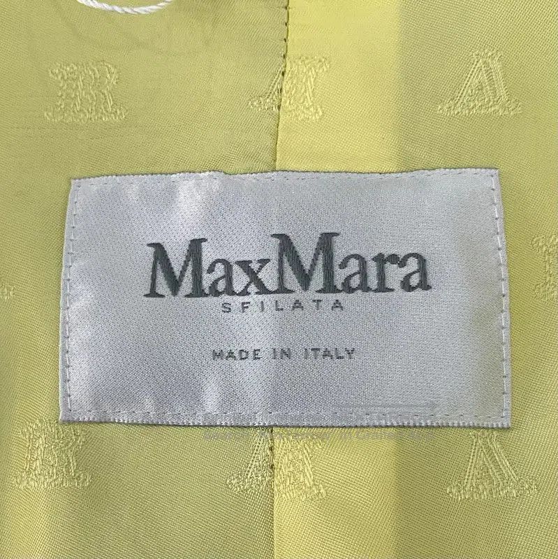 Max Mara MaxMara Yellow Women's Coat in Size S . Size S / US 4 / IT 40 - 6 Thumbnail
