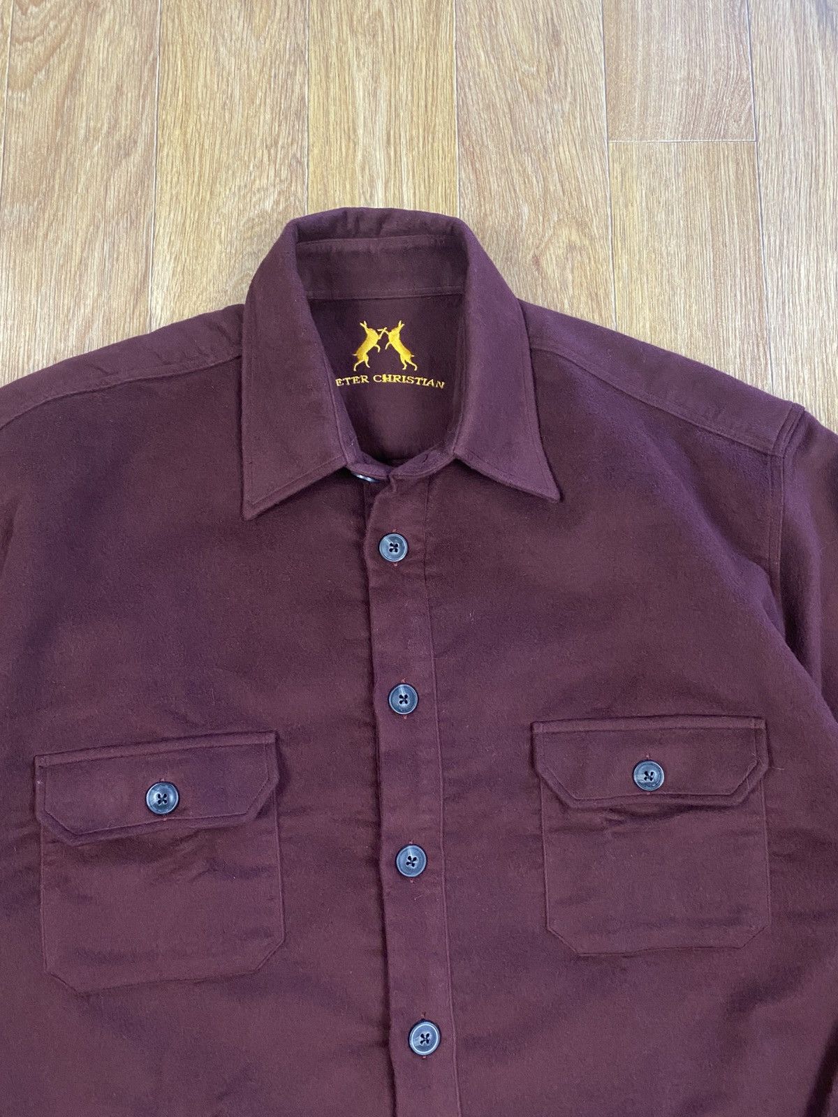 Other Peter Christian Mens British Classic Cotton Overshirt XL Size US XL / EU 56 / 4 - 2 Thumbnail