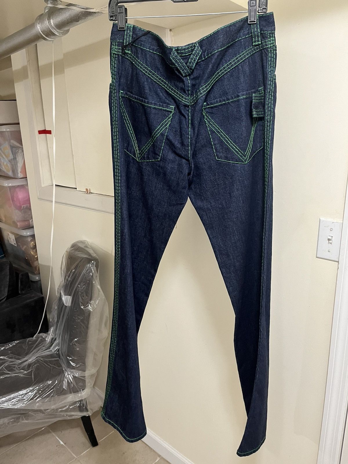 Bottega Veneta Bottega Veneta Topstitch Straight Leg Denim Jeans Sz 50 Size US 34 / EU 50 - 5 Thumbnail